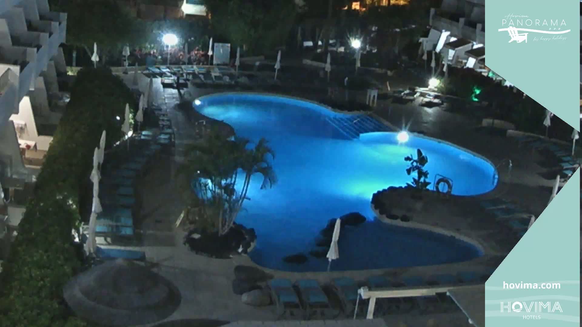 Hovima Panaroma Hotel Pool Live Cam , Costa Adeje - Santa Cruz de Tenerife, Canary Islands, Spain