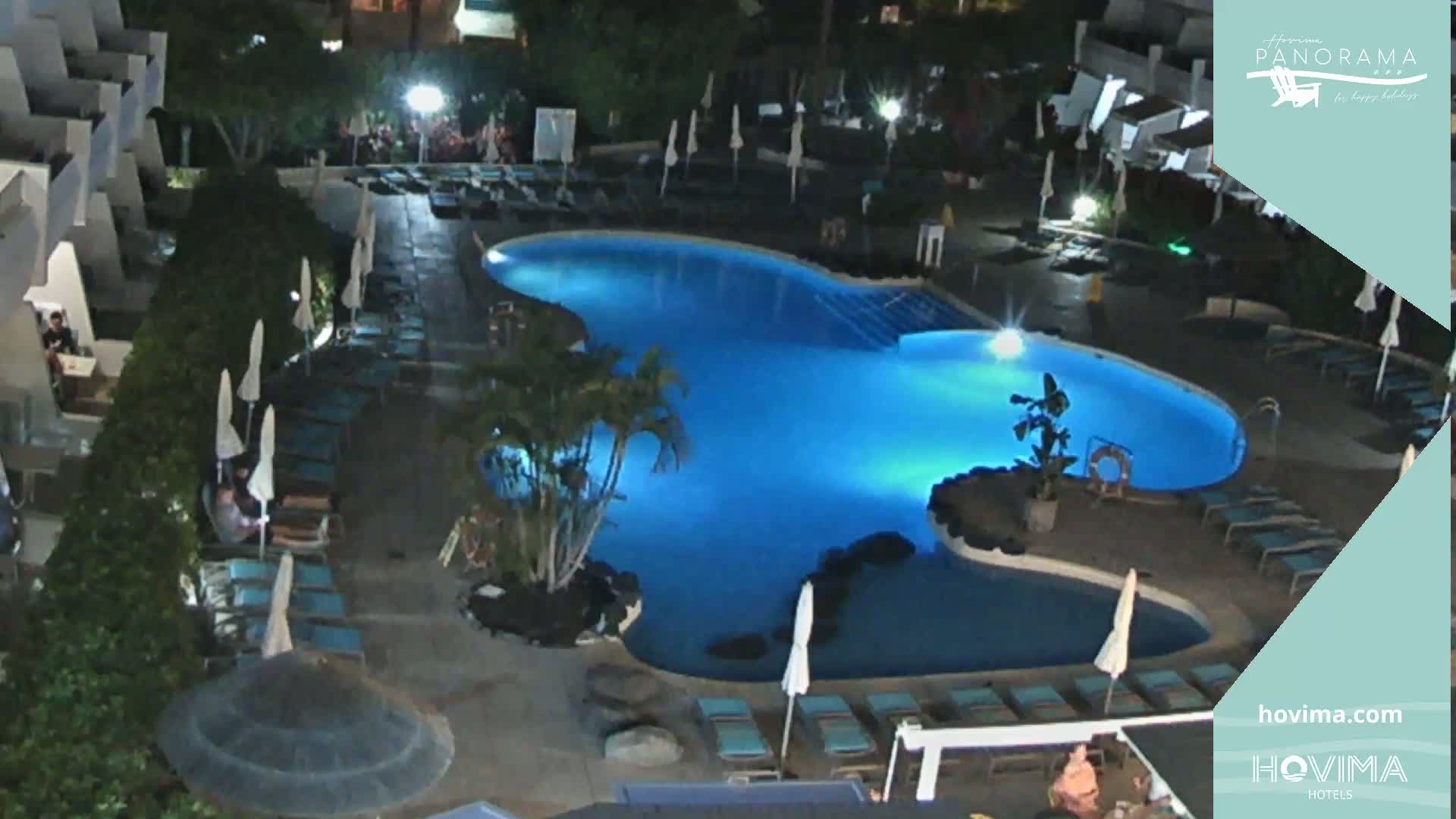 Hovima Panaroma Hotel Pool Live Cam , Costa Adeje - Santa Cruz de Tenerife, Canary Islands, Spain