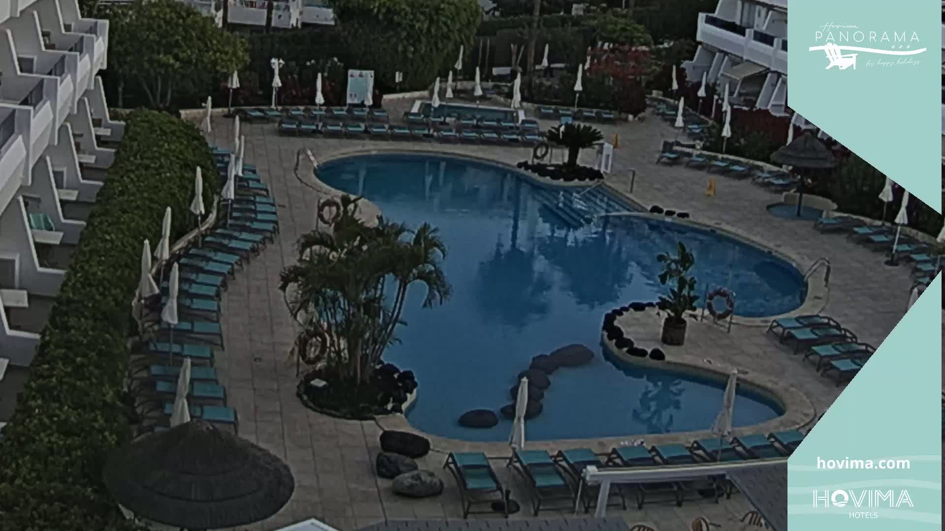 Hovima Panaroma Hotel Pool Live Cam , Costa Adeje - Santa Cruz de Tenerife, Canary Islands, Spain