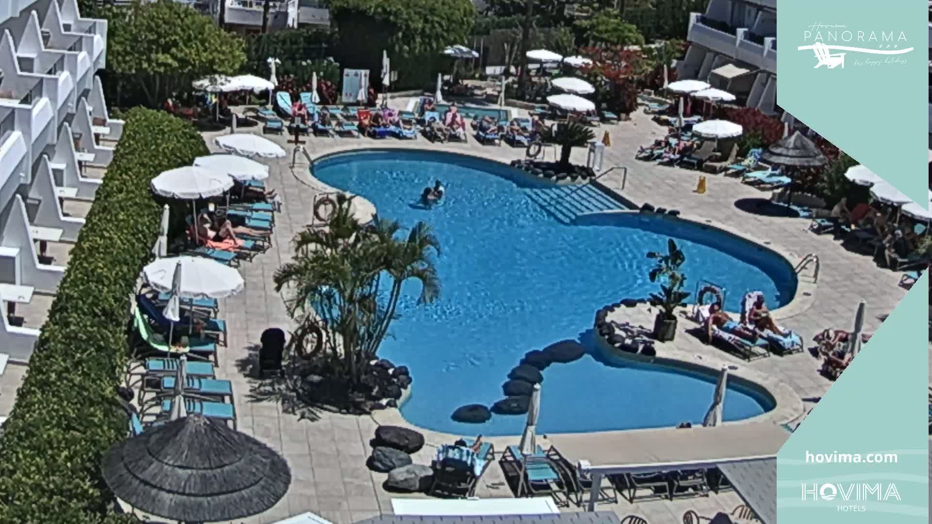 Hovima Panaroma Hotel Pool Live Cam , Costa Adeje - Santa Cruz de Tenerife, Canary Islands, Spain