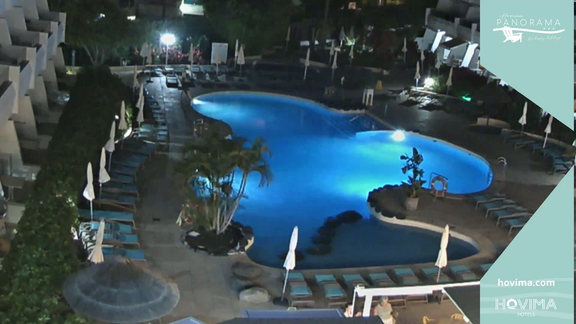 Hovima Panaroma Hotel Pool Live Cam , Costa Adeje - Santa Cruz de Tenerife, Canary Islands, Spain