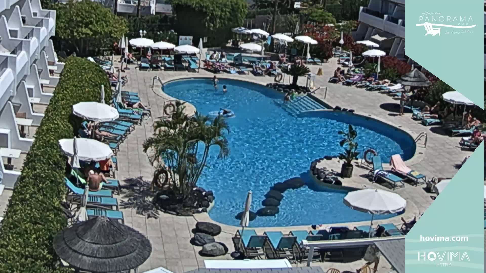 Hovima Panaroma Hotel Pool Live Cam , Costa Adeje - Santa Cruz de Tenerife, Canary Islands, Spain