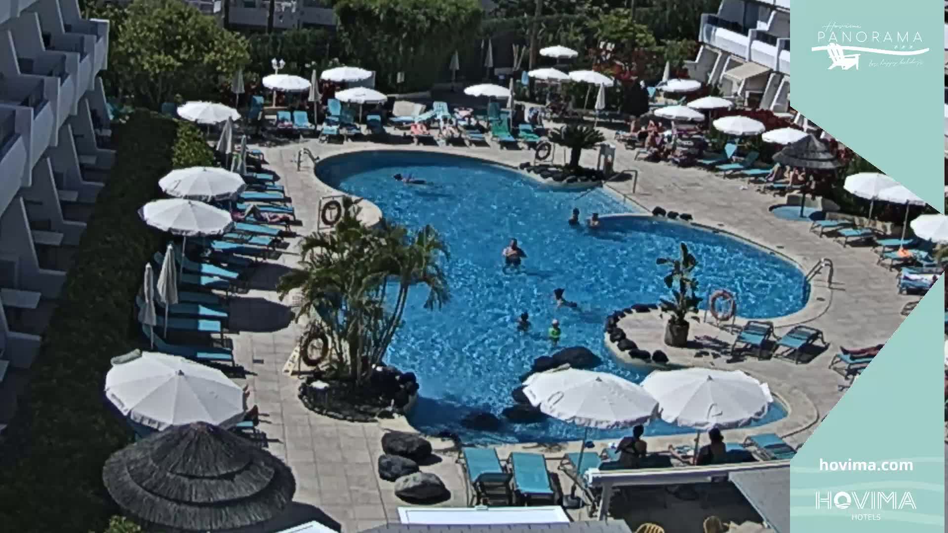 Hovima Panaroma Hotel Pool Live Cam , Costa Adeje - Santa Cruz de Tenerife, Canary Islands, Spain