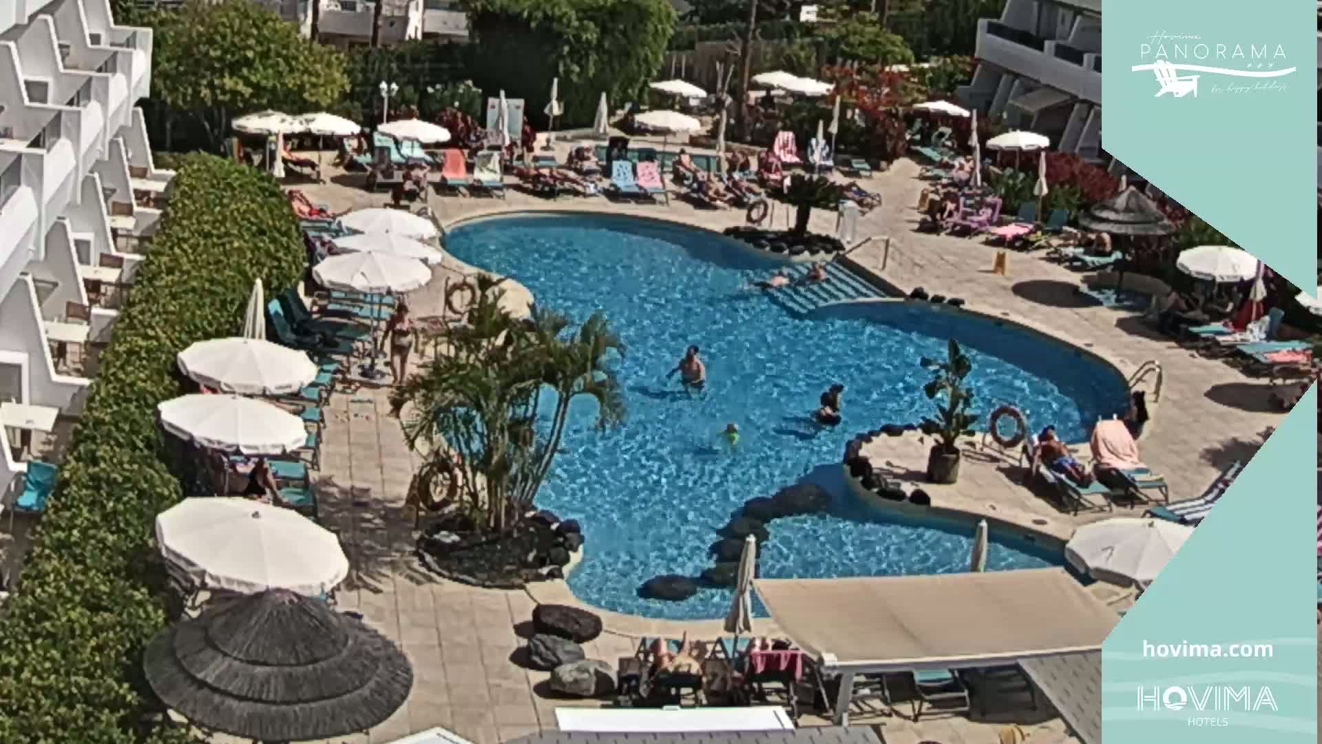 Hovima Panaroma Hotel Pool Live Cam , Costa Adeje - Santa Cruz de Tenerife, Canary Islands, Spain