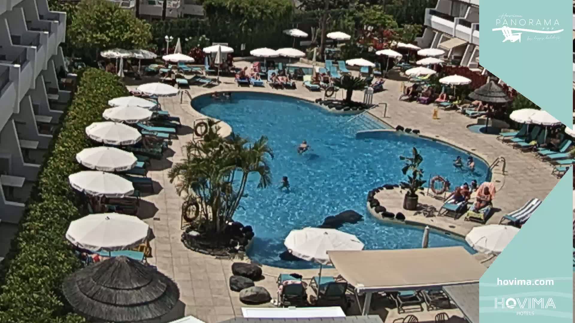 Hovima Panaroma Hotel Pool Live Cam , Costa Adeje - Santa Cruz de Tenerife, Canary Islands, Spain