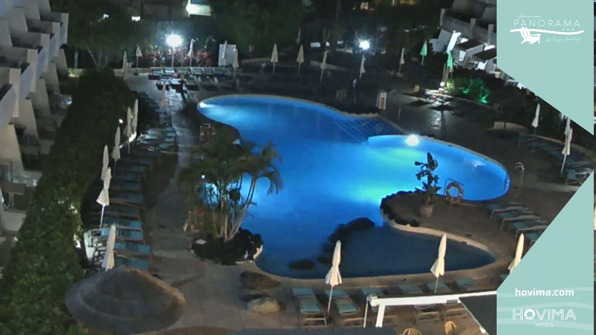 Hovima Panaroma Hotel Pool Live Cam , Costa Adeje - Santa Cruz de Tenerife, Canary Islands, Spain