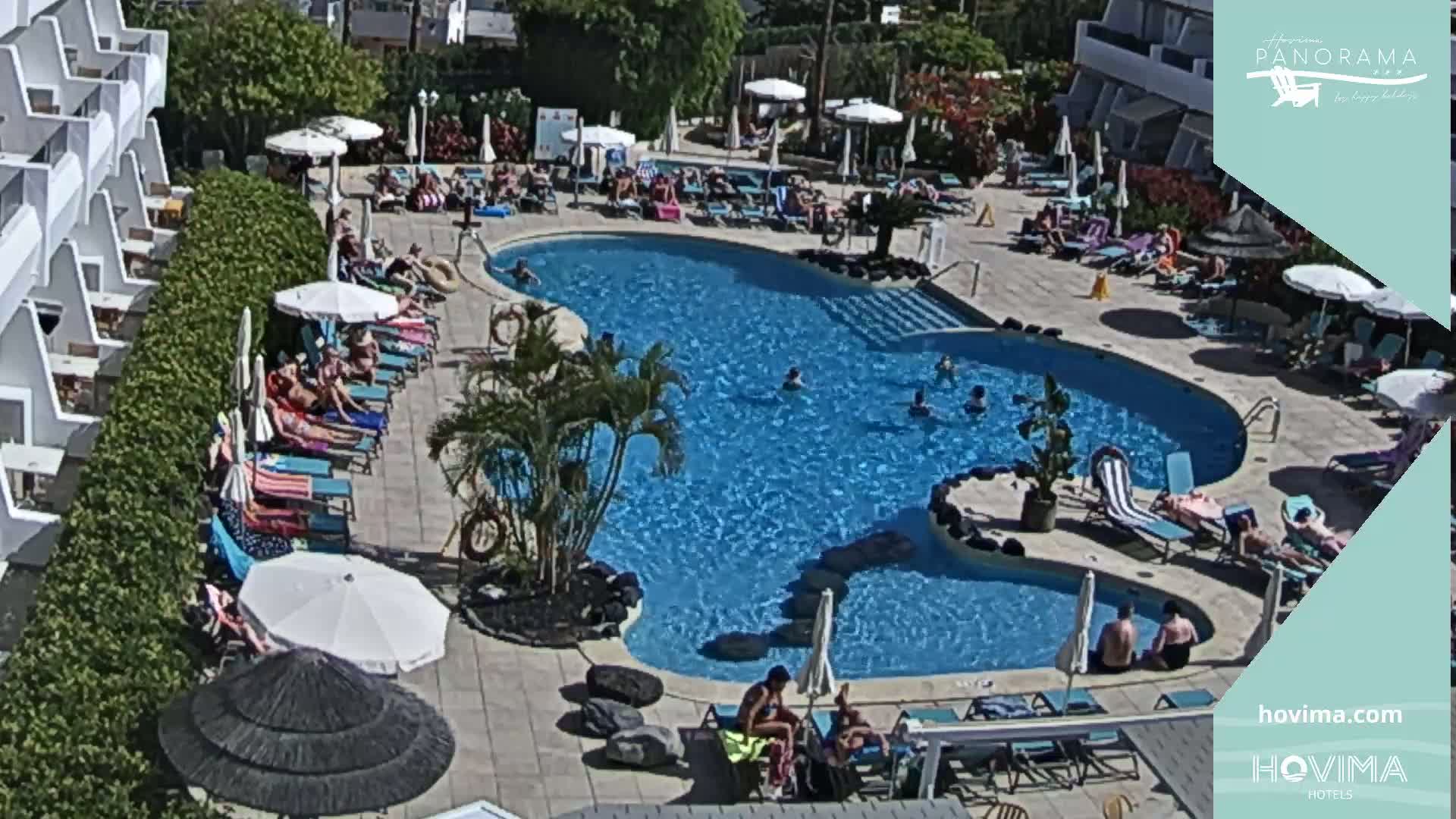 Hovima Panaroma Hotel Pool Live Cam , Costa Adeje - Santa Cruz de Tenerife, Canary Islands, Spain