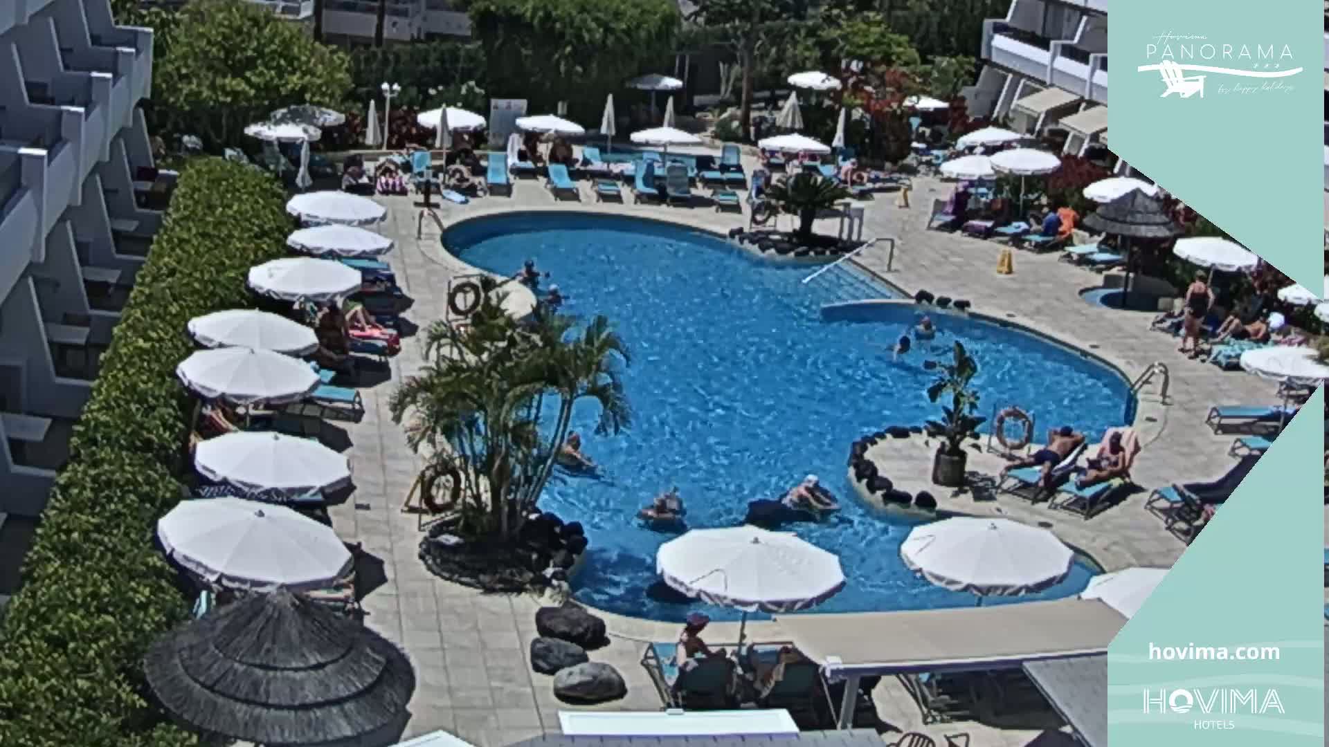 Hovima Panaroma Hotel Pool Live Cam , Costa Adeje - Santa Cruz de Tenerife, Canary Islands, Spain