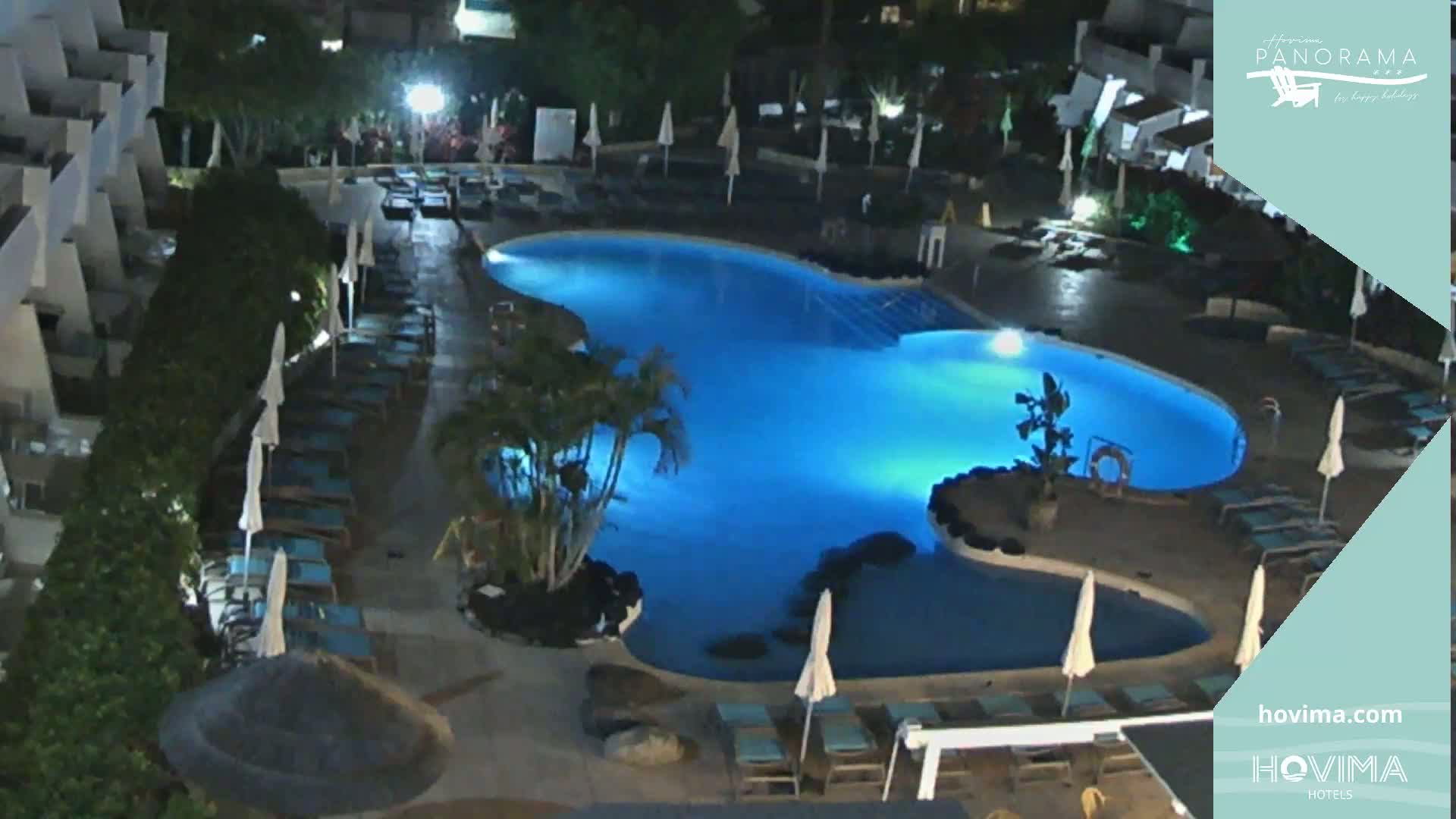 Hovima Panaroma Hotel Pool Live Cam , Costa Adeje - Santa Cruz de Tenerife, Canary Islands, Spain