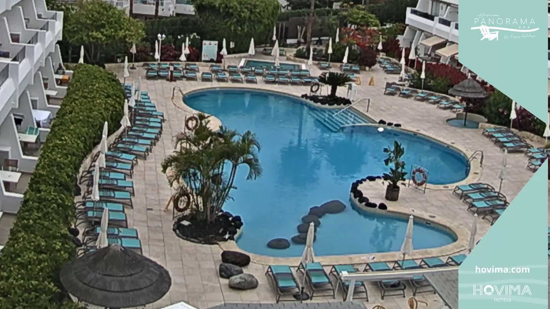 Hovima Panaroma Hotel Pool Live Cam , Costa Adeje - Santa Cruz de Tenerife, Canary Islands, Spain