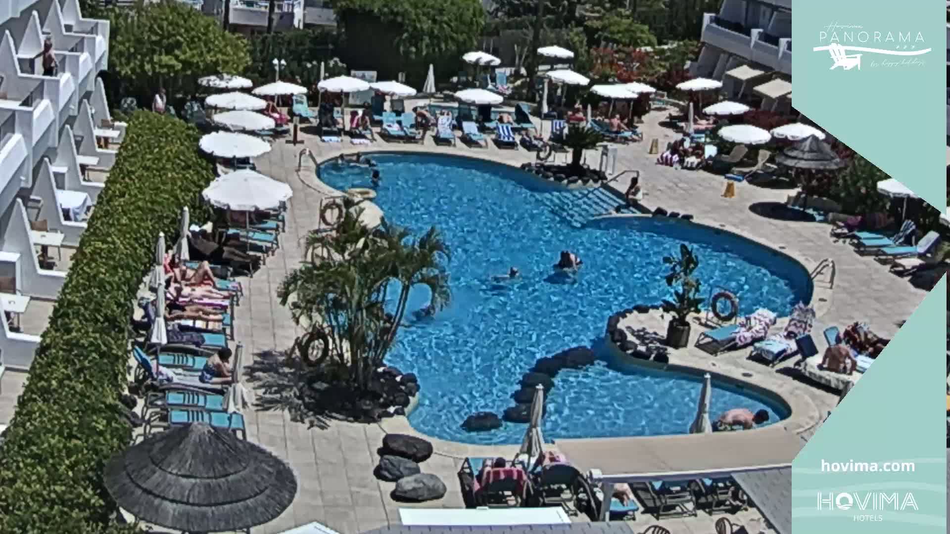 Hovima Panaroma Hotel Pool Live Cam , Costa Adeje - Santa Cruz de Tenerife, Canary Islands, Spain