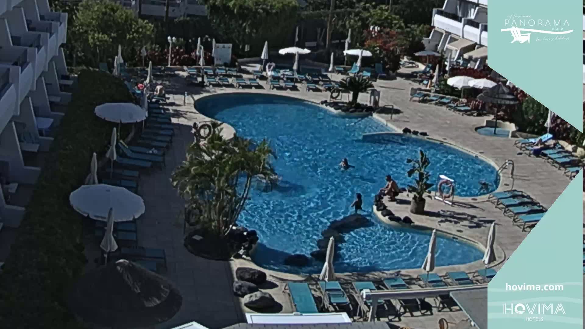 Hovima Panaroma Hotel Pool Live Cam , Costa Adeje - Santa Cruz de Tenerife, Canary Islands, Spain