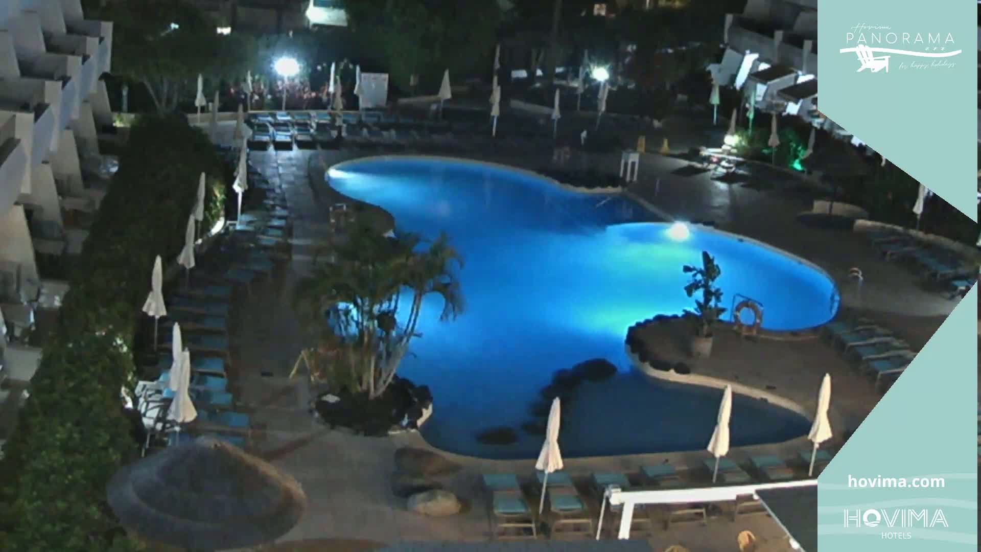 Hovima Panaroma Hotel Pool Live Cam , Costa Adeje - Santa Cruz de Tenerife, Canary Islands, Spain