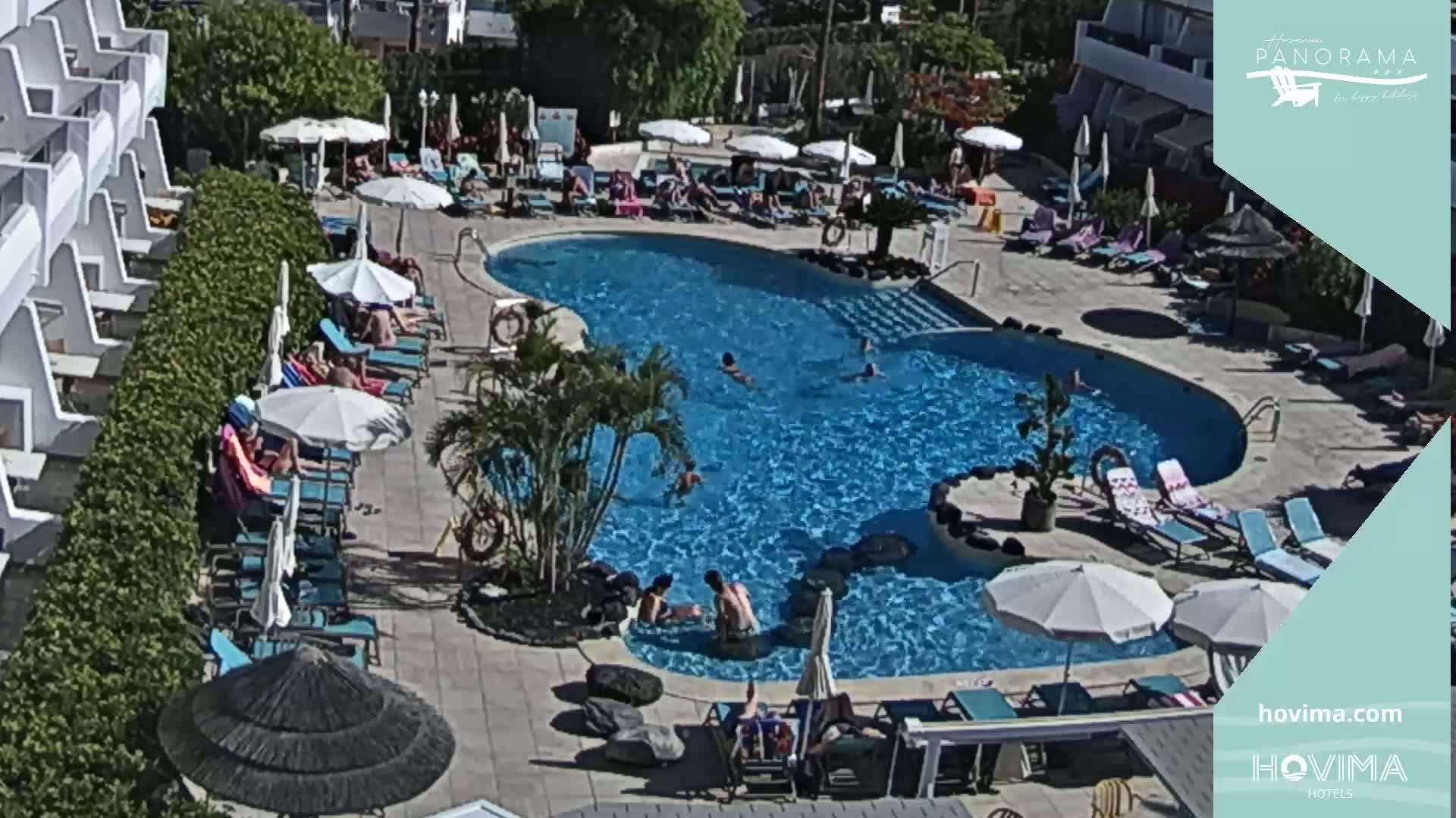 Hovima Panaroma Hotel Pool Live Cam , Costa Adeje - Santa Cruz de Tenerife, Canary Islands, Spain