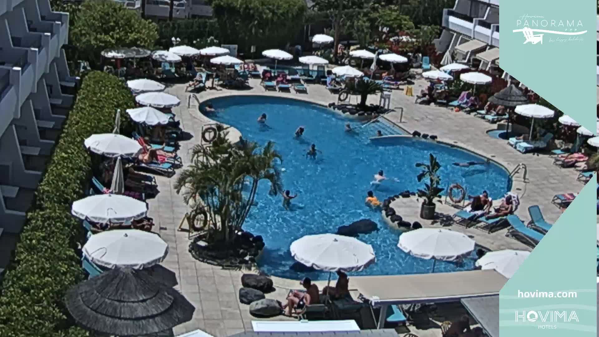 Hovima Panaroma Hotel Pool Live Cam , Costa Adeje - Santa Cruz de Tenerife, Canary Islands, Spain