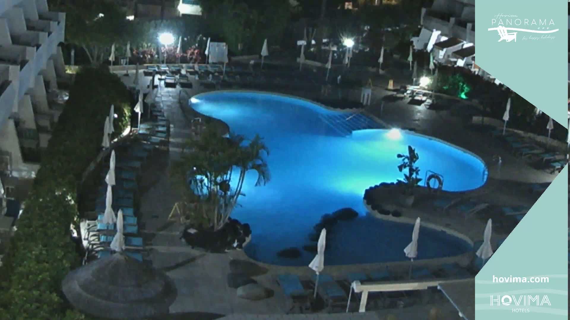 Hovima Panaroma Hotel Pool Live Cam , Costa Adeje - Santa Cruz de Tenerife, Canary Islands, Spain