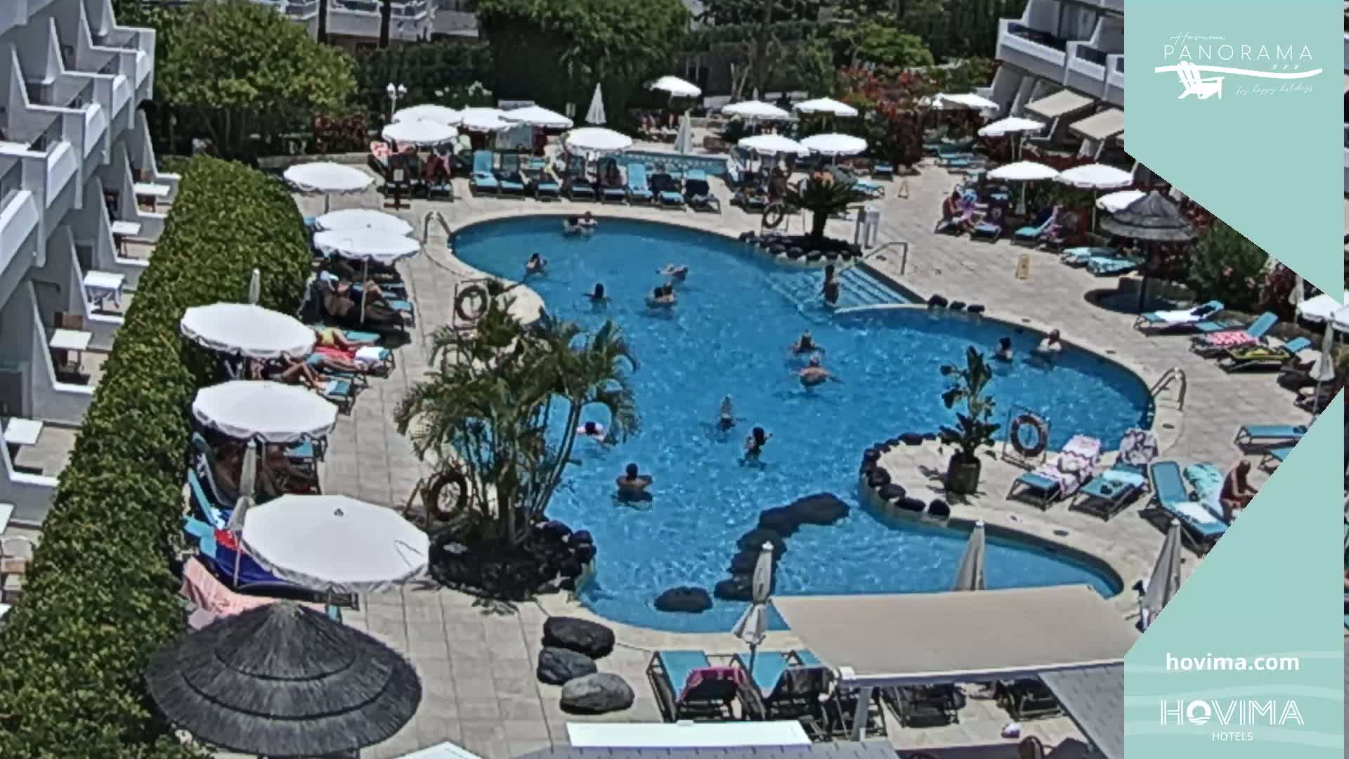 Hovima Panaroma Hotel Pool Live Cam , Costa Adeje - Santa Cruz de Tenerife, Canary Islands, Spain