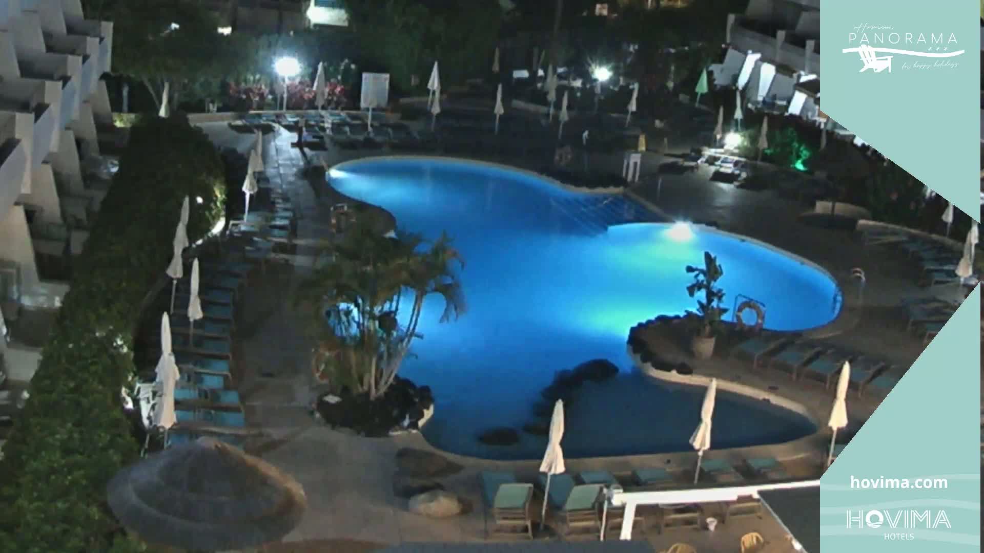 Hovima Panaroma Hotel Pool Live Cam , Costa Adeje - Santa Cruz de Tenerife, Canary Islands, Spain