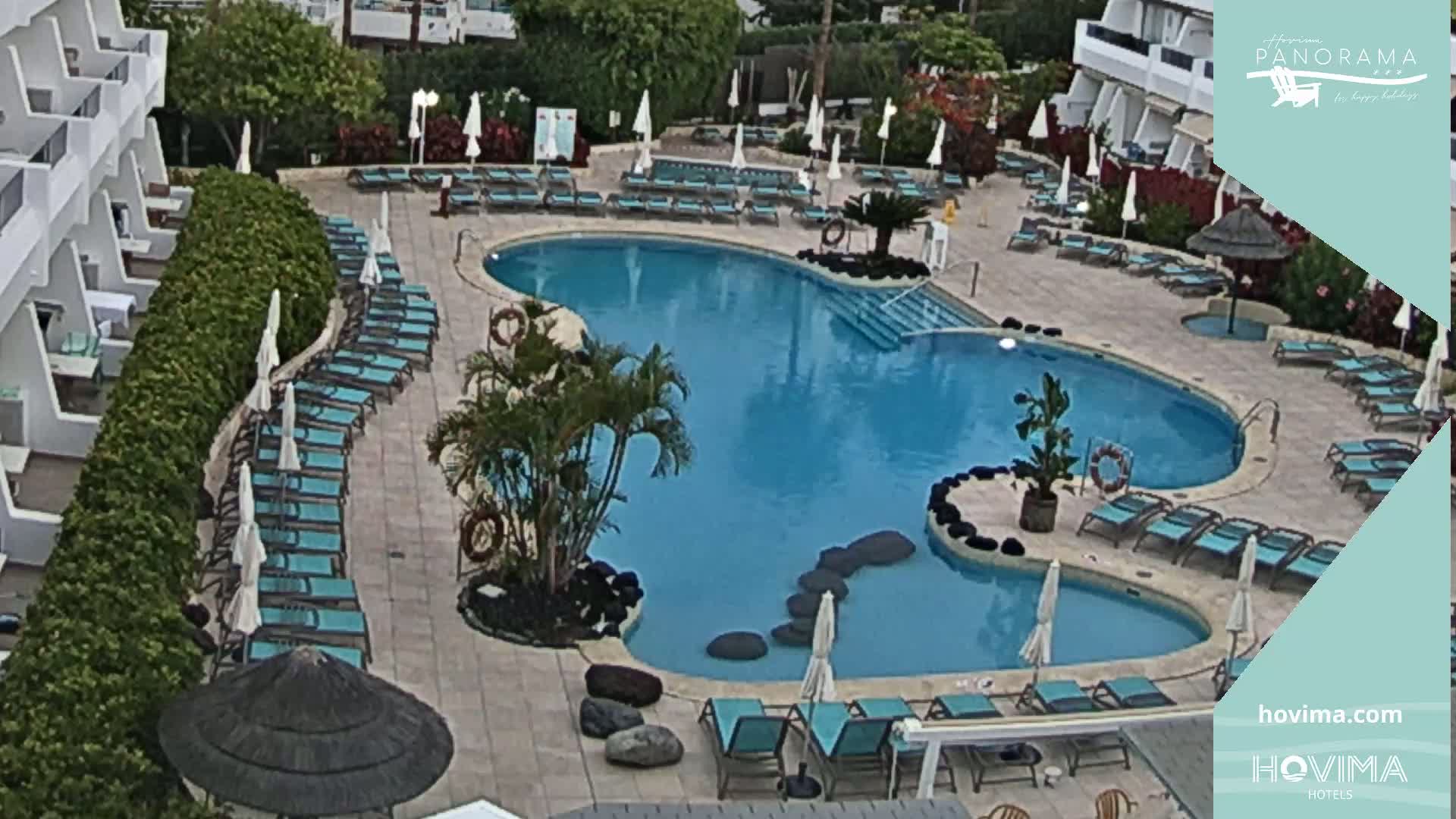 Hovima Panaroma Hotel Pool Live Cam , Costa Adeje - Santa Cruz de Tenerife, Canary Islands, Spain