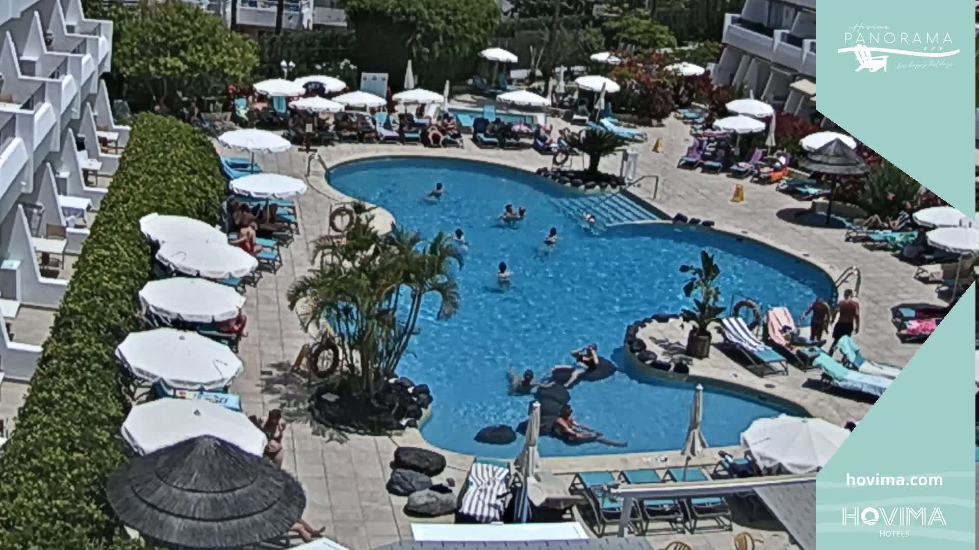 Hovima Panaroma Hotel Pool Live Cam , Costa Adeje - Santa Cruz de Tenerife, Canary Islands, Spain