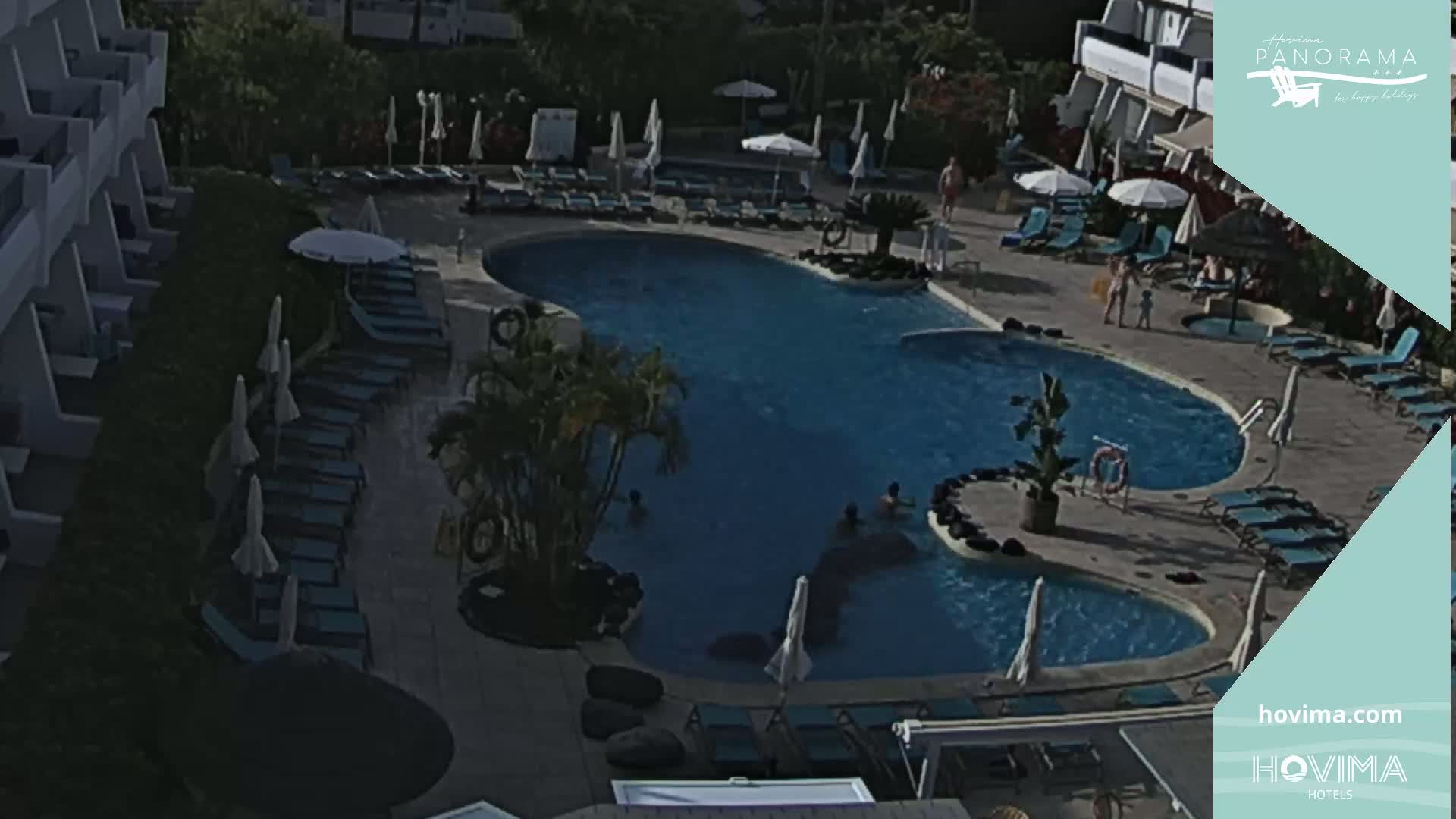 Hovima Panaroma Hotel Pool Live Cam , Costa Adeje - Santa Cruz de Tenerife, Canary Islands, Spain