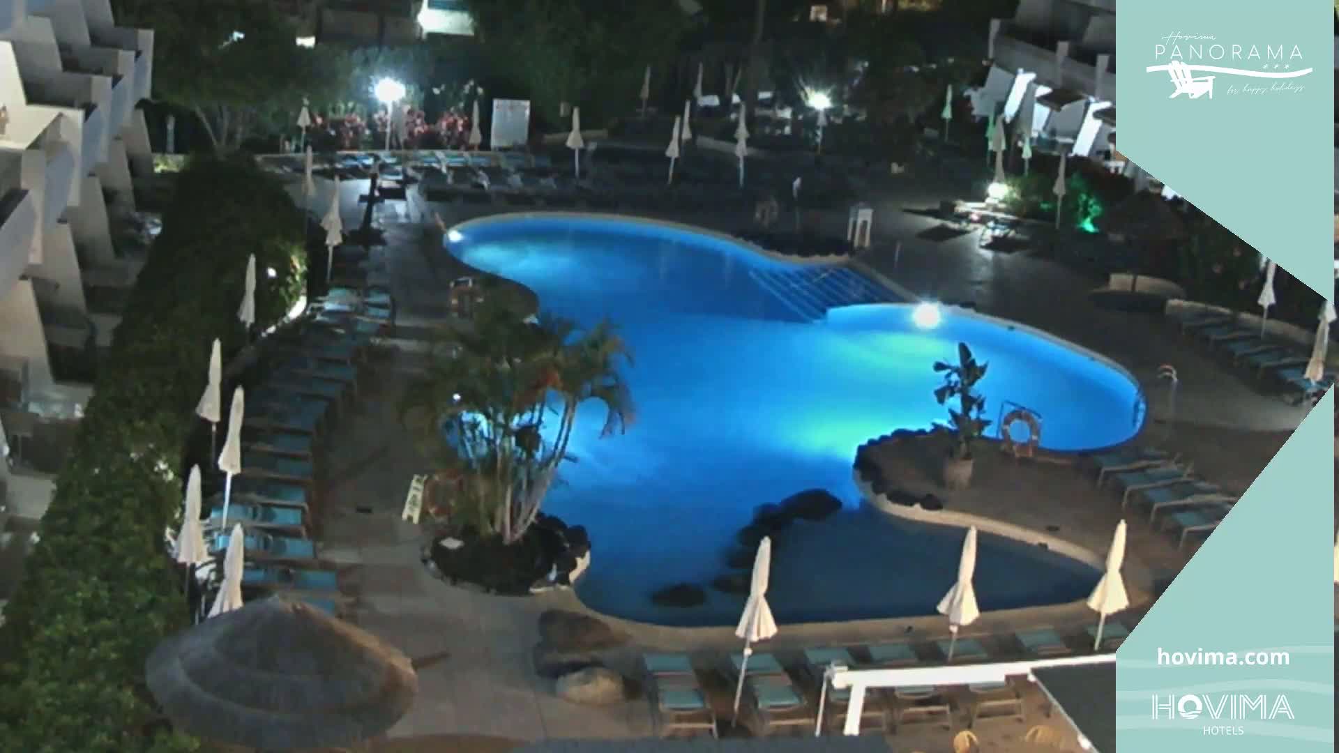 Hovima Panaroma Hotel Pool Live Cam , Costa Adeje - Santa Cruz de Tenerife, Canary Islands, Spain