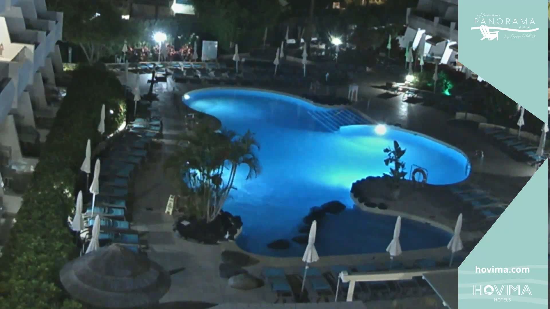Hovima Panaroma Hotel Pool Live Cam , Costa Adeje - Santa Cruz de Tenerife, Canary Islands, Spain