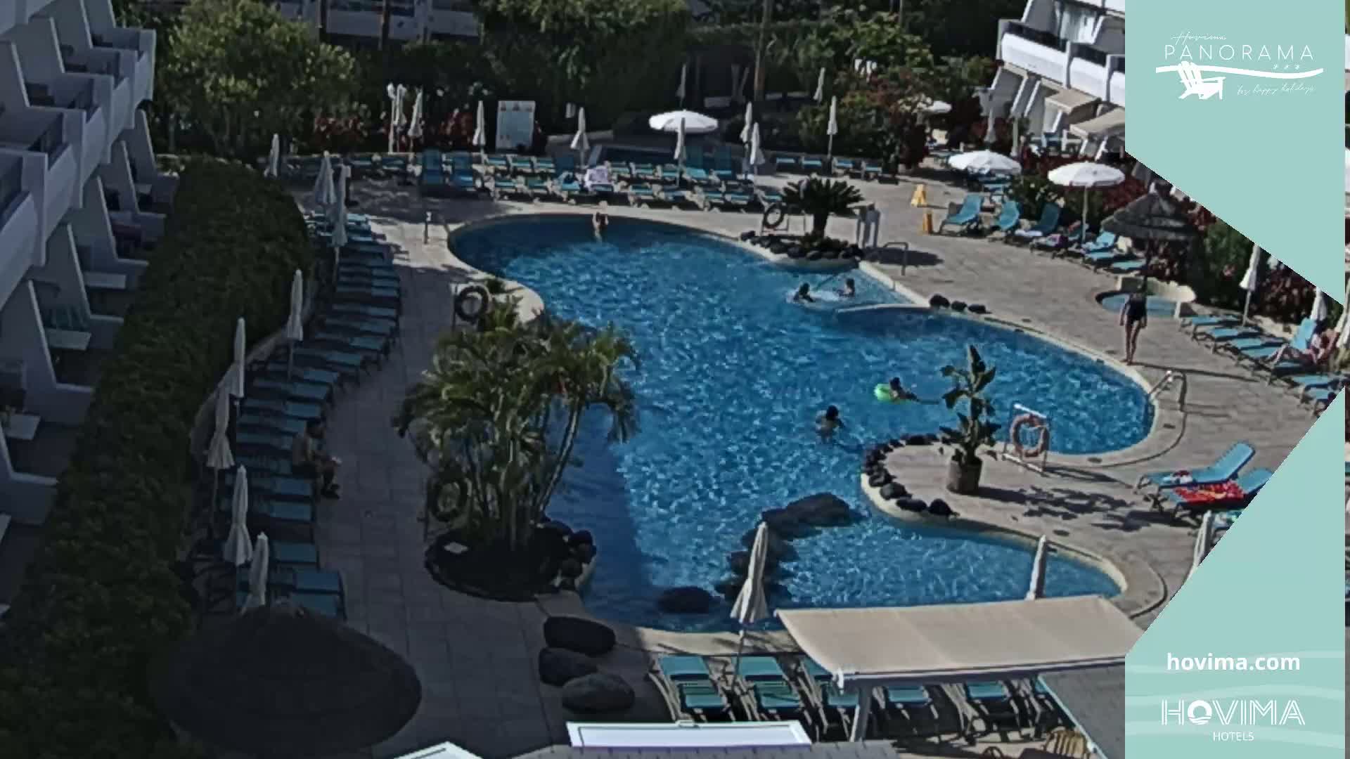 Hovima Panaroma Hotel Pool Live Cam , Costa Adeje - Santa Cruz de Tenerife, Canary Islands, Spain