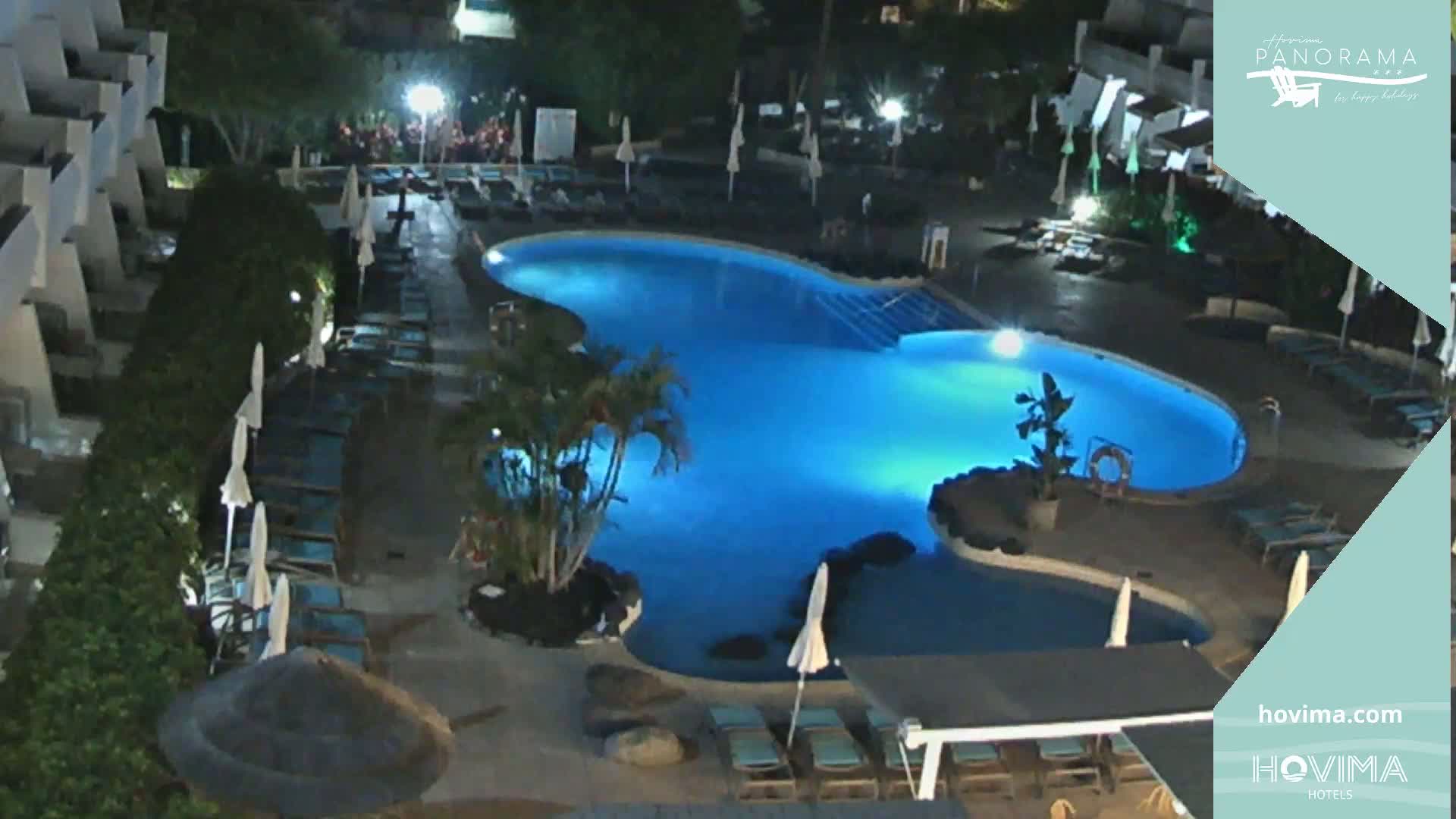 Hovima Panaroma Hotel Pool Live Cam , Costa Adeje - Santa Cruz de Tenerife, Canary Islands, Spain