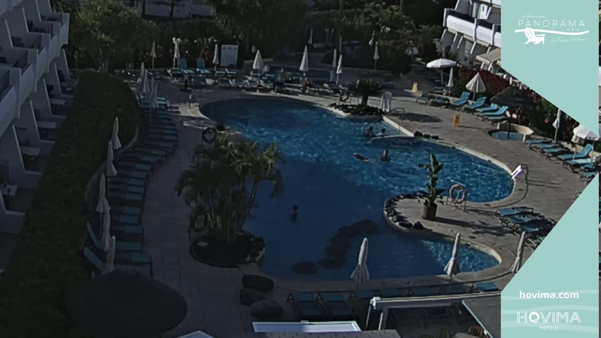 Hovima Panaroma Hotel Pool Live Cam , Costa Adeje - Santa Cruz de Tenerife, Canary Islands, Spain