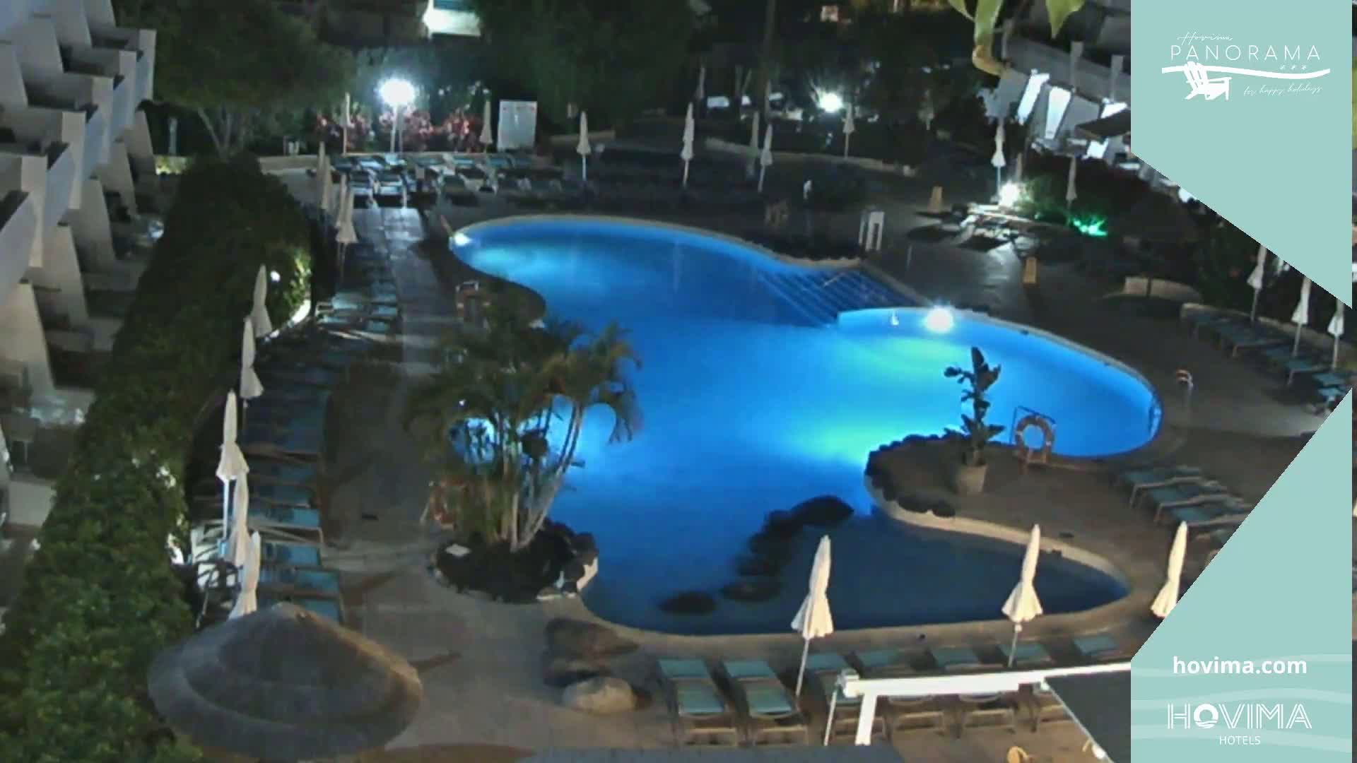 Hovima Panaroma Hotel Pool Live Cam , Costa Adeje - Santa Cruz de Tenerife, Canary Islands, Spain