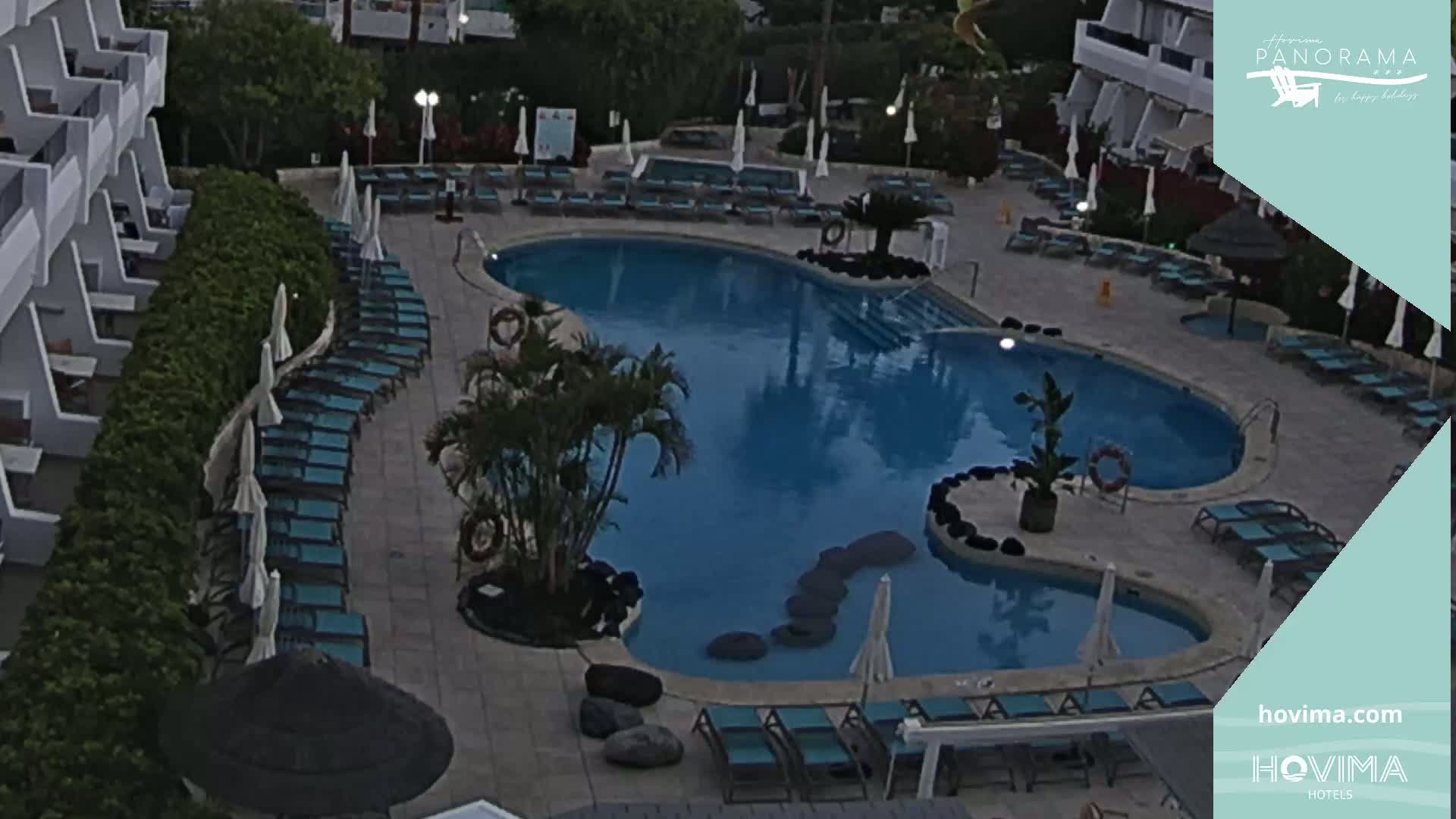 Hovima Panaroma Hotel Pool Live Cam , Costa Adeje - Santa Cruz de Tenerife, Canary Islands, Spain