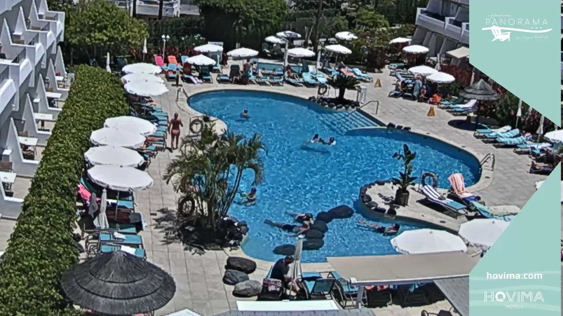Hovima Panaroma Hotel Pool Live Cam , Costa Adeje - Santa Cruz de Tenerife, Canary Islands, Spain