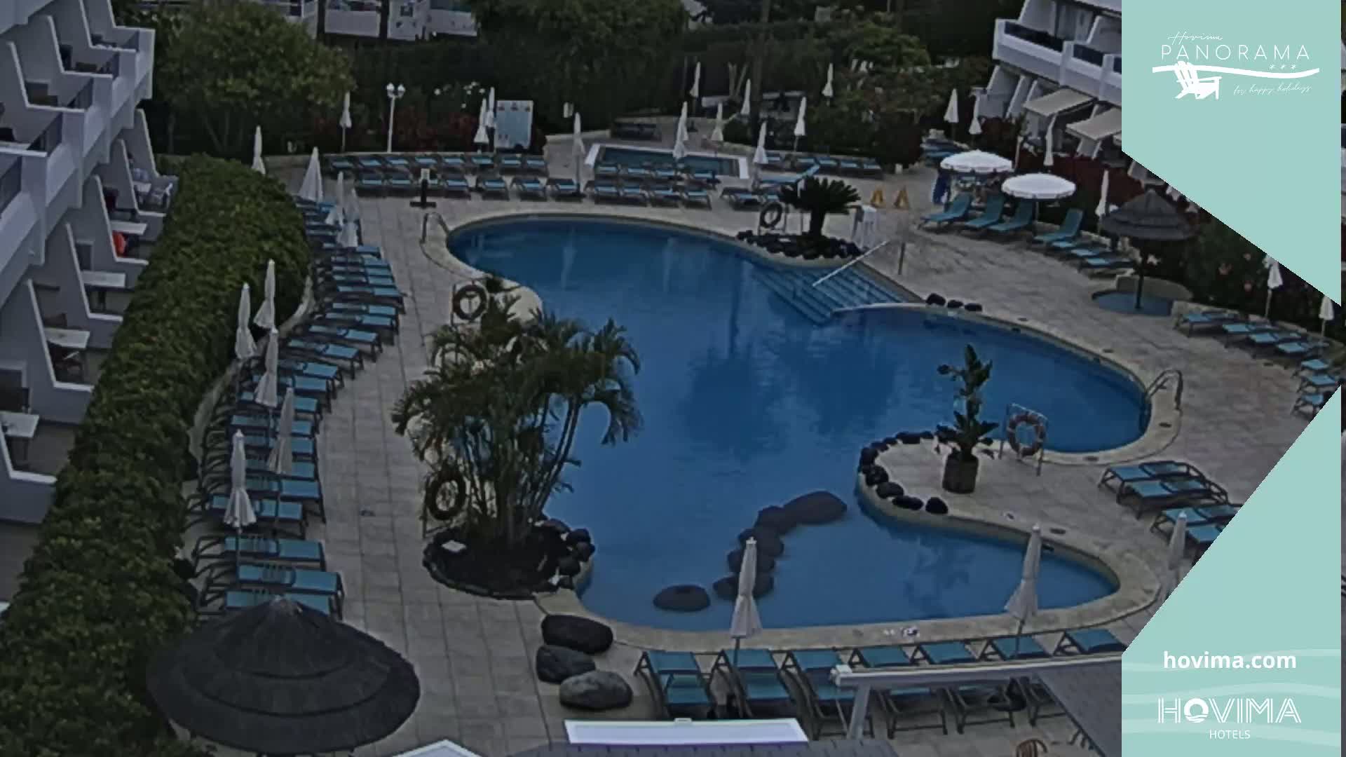 Hovima Panaroma Hotel Pool Live Cam , Costa Adeje - Santa Cruz de Tenerife, Canary Islands, Spain
