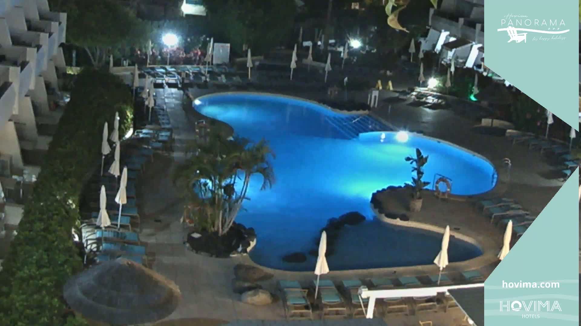 Hovima Panaroma Hotel Pool Live Cam , Costa Adeje - Santa Cruz de Tenerife, Canary Islands, Spain