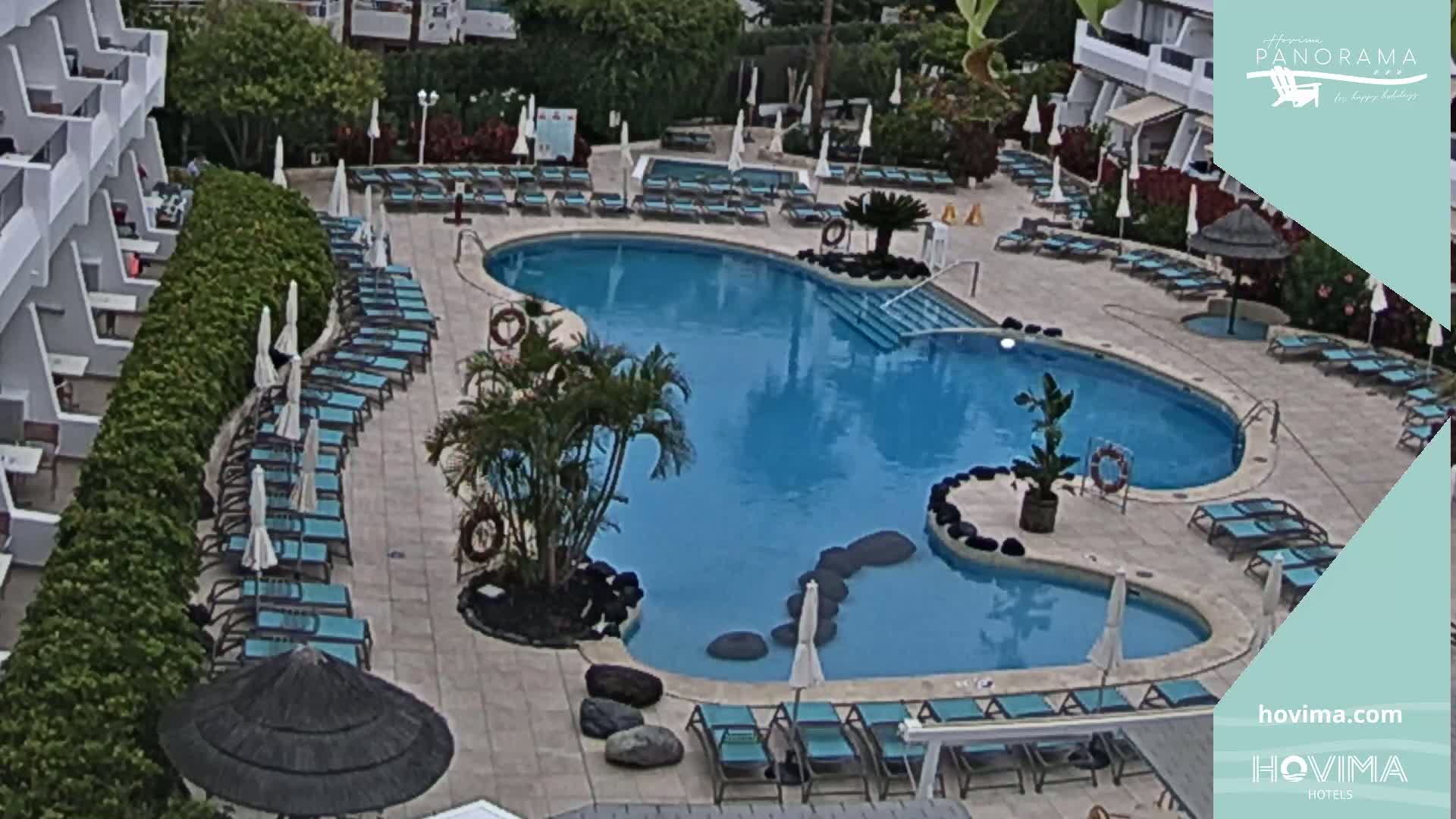 Hovima Panaroma Hotel Pool Live Cam , Costa Adeje - Santa Cruz de Tenerife, Canary Islands, Spain