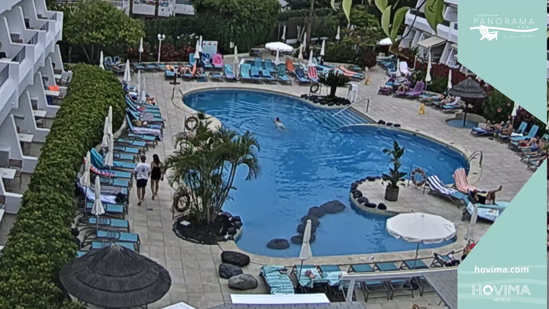 Hovima Panaroma Hotel Pool Live Cam , Costa Adeje - Santa Cruz de Tenerife, Canary Islands, Spain