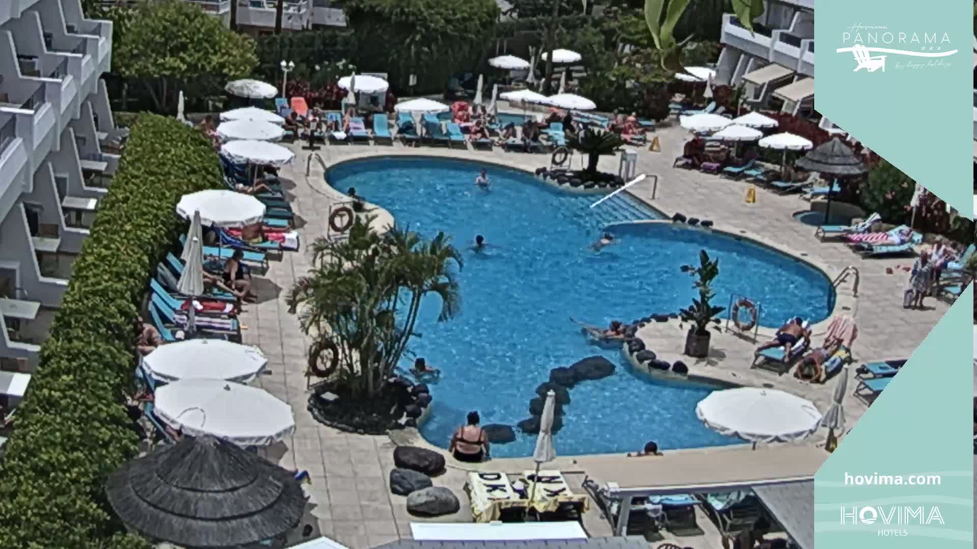 Hovima Panaroma Hotel Pool Live Cam , Costa Adeje - Santa Cruz de Tenerife, Canary Islands, Spain