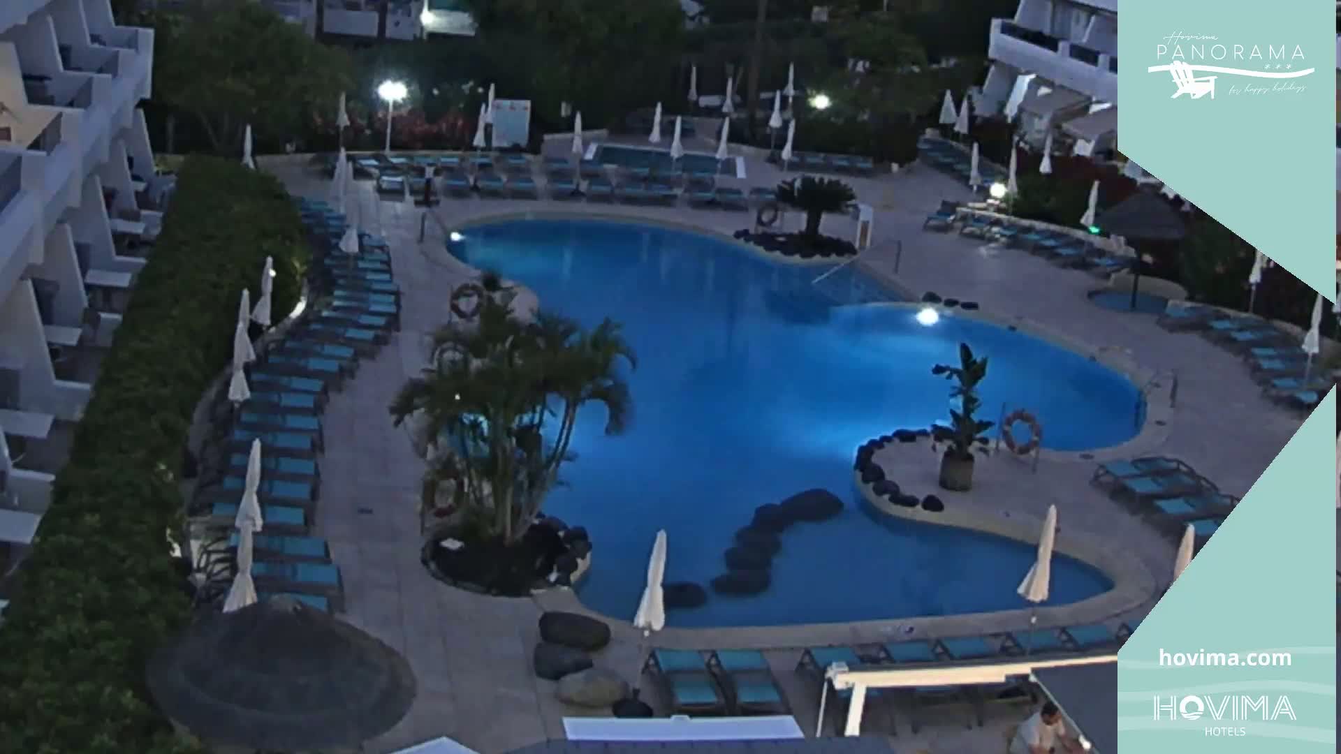 Hovima Panaroma Hotel Pool Live Cam , Costa Adeje - Santa Cruz de Tenerife, Canary Islands, Spain