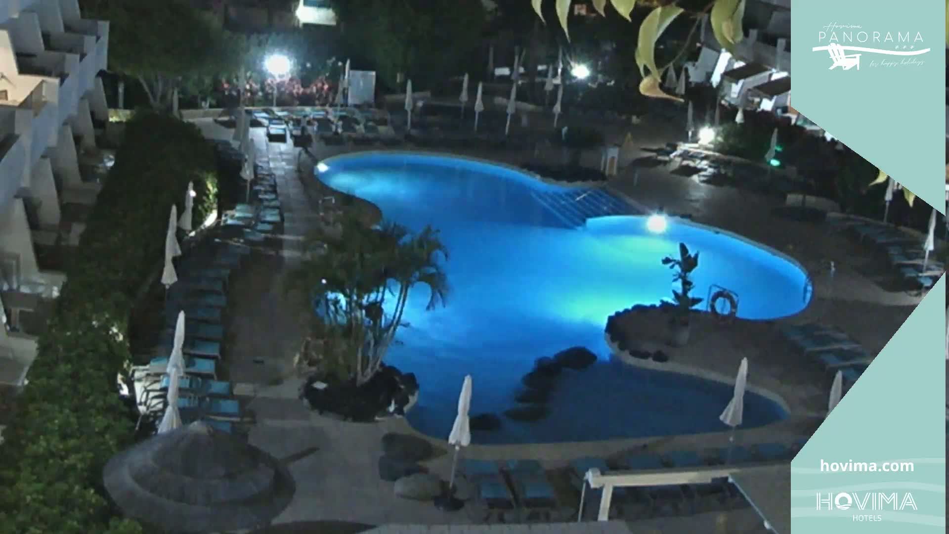 Hovima Panaroma Hotel Pool Live Cam , Costa Adeje - Santa Cruz de Tenerife, Canary Islands, Spain