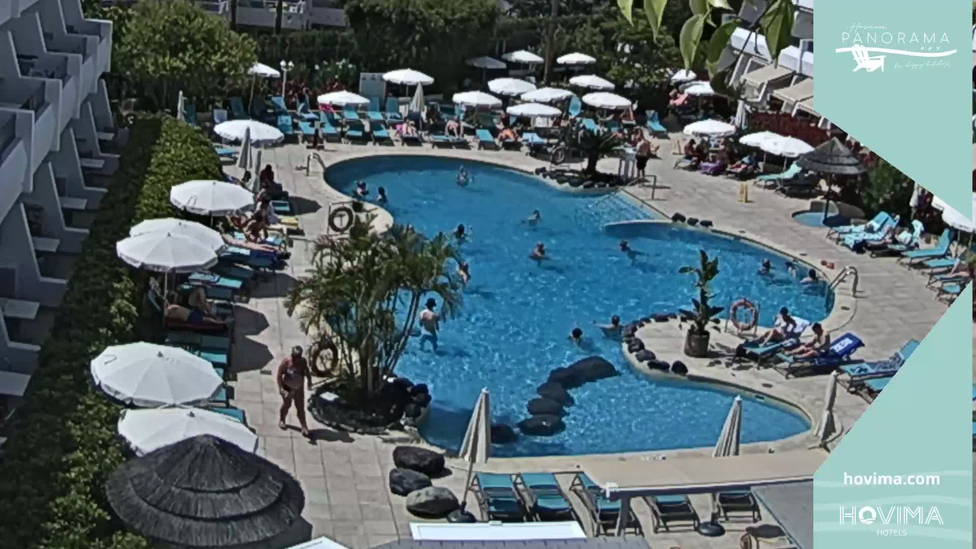 Hovima Panaroma Hotel Pool Live Cam , Costa Adeje - Santa Cruz de Tenerife, Canary Islands, Spain