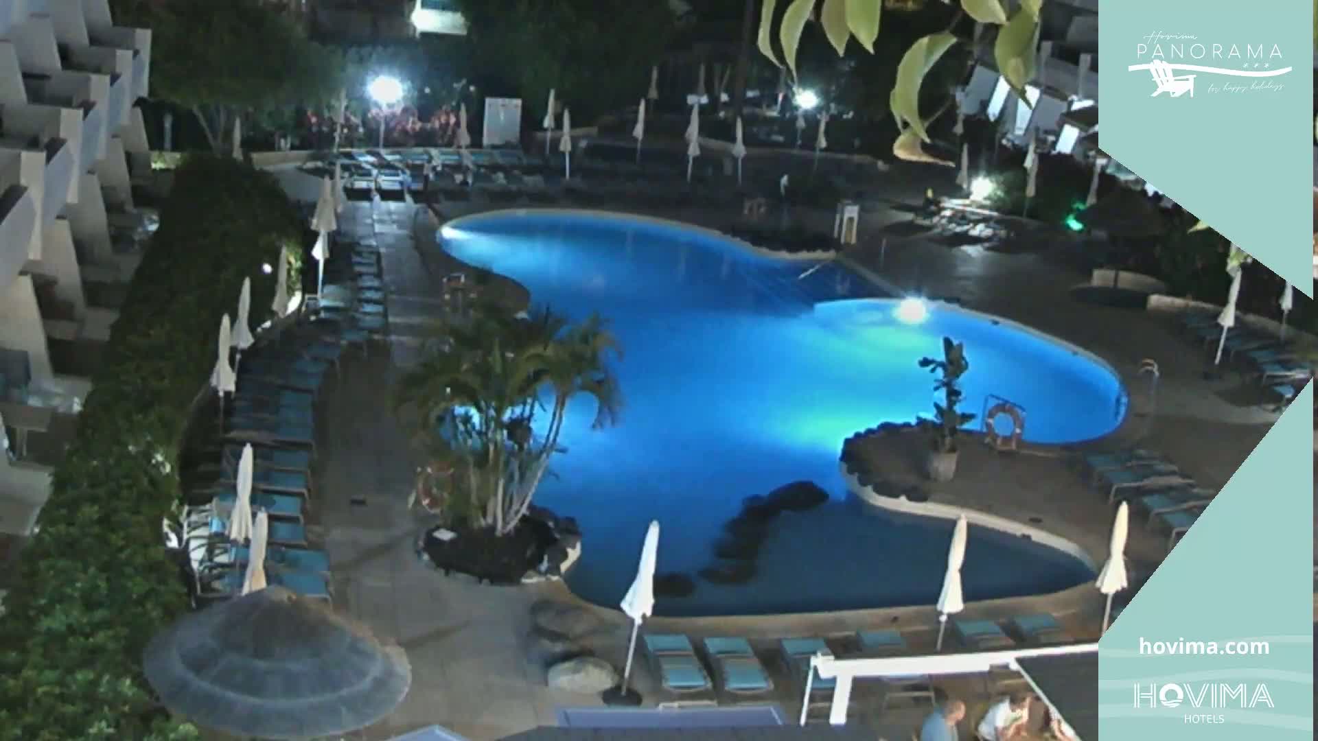 Hovima Panaroma Hotel Pool Live Cam , Costa Adeje - Santa Cruz de Tenerife, Canary Islands, Spain