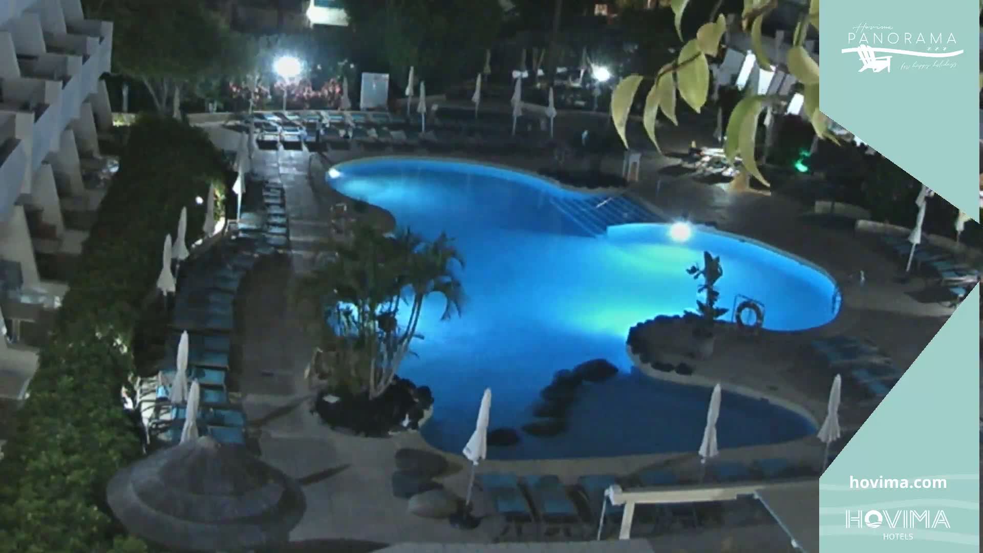 Hovima Panaroma Hotel Pool Live Cam , Costa Adeje - Santa Cruz de Tenerife, Canary Islands, Spain
