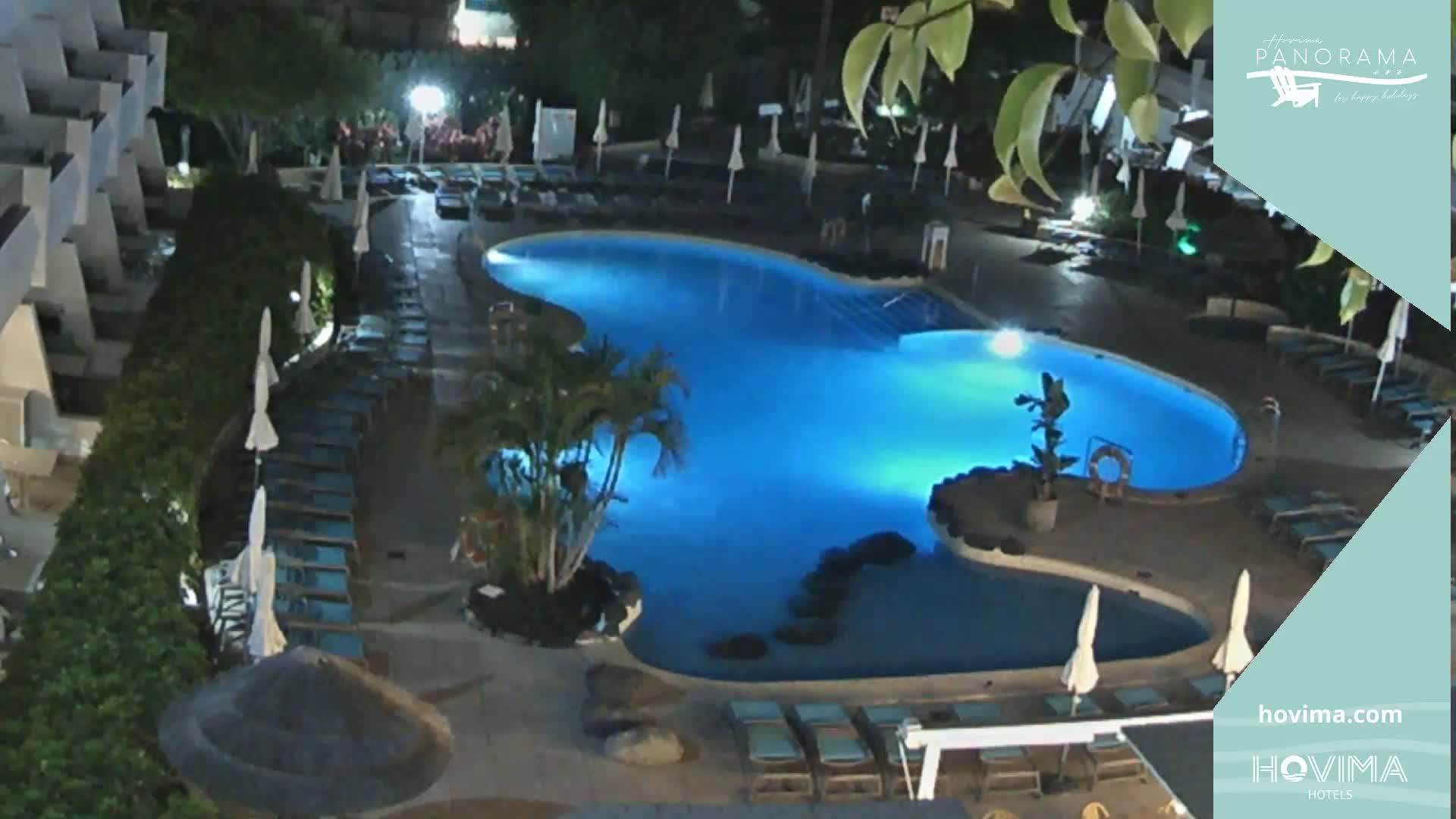 Hovima Panaroma Hotel Pool Live Cam , Costa Adeje - Santa Cruz de Tenerife, Canary Islands, Spain