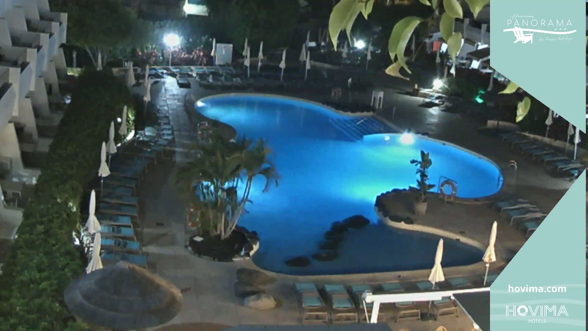 Hovima Panaroma Hotel Pool Live Cam , Costa Adeje - Santa Cruz de Tenerife, Canary Islands, Spain
