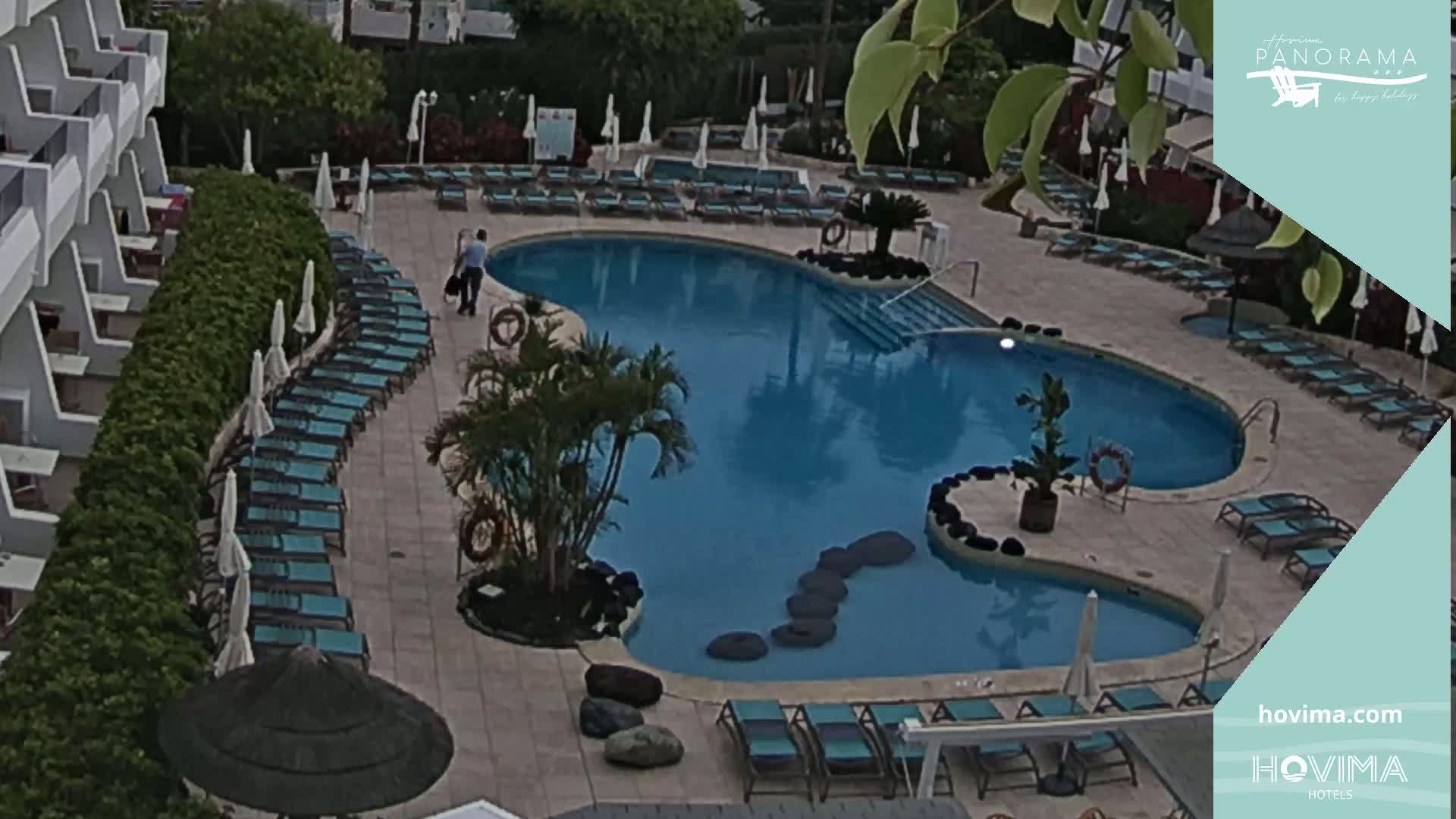 Hovima Panaroma Hotel Pool Live Cam , Costa Adeje - Santa Cruz de Tenerife, Canary Islands, Spain