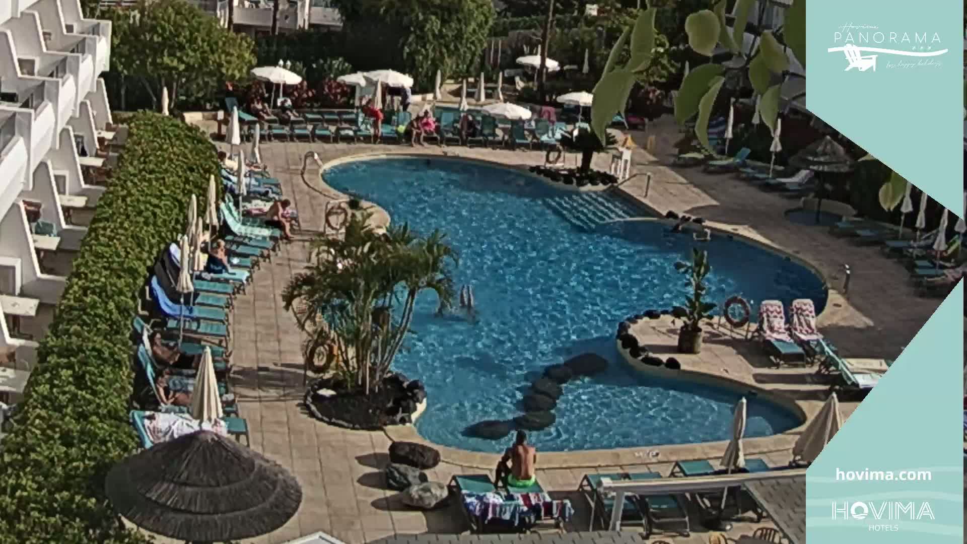 Hovima Panaroma Hotel Pool Live Cam , Costa Adeje - Santa Cruz de Tenerife, Canary Islands, Spain
