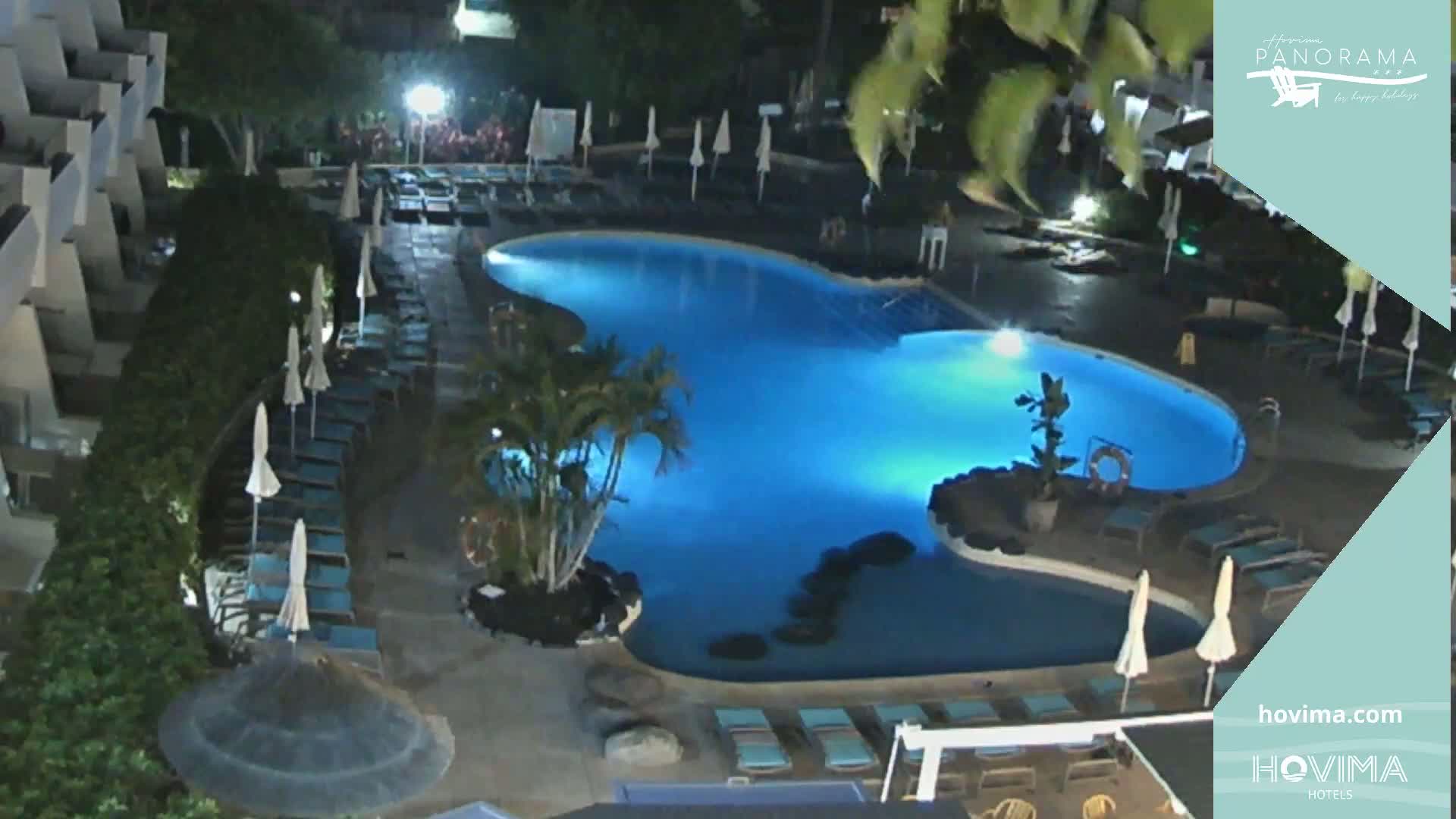 Hovima Panaroma Hotel Pool Live Cam , Costa Adeje - Santa Cruz de Tenerife, Canary Islands, Spain