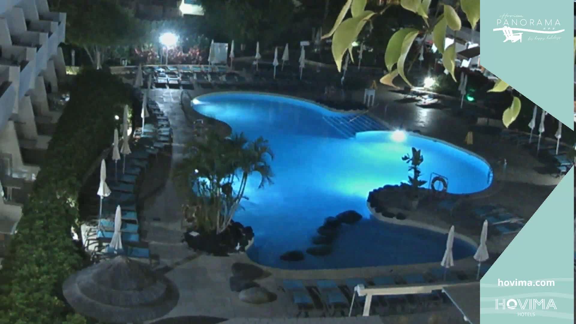 Hovima Panaroma Hotel Pool Live Cam , Costa Adeje - Santa Cruz de Tenerife, Canary Islands, Spain