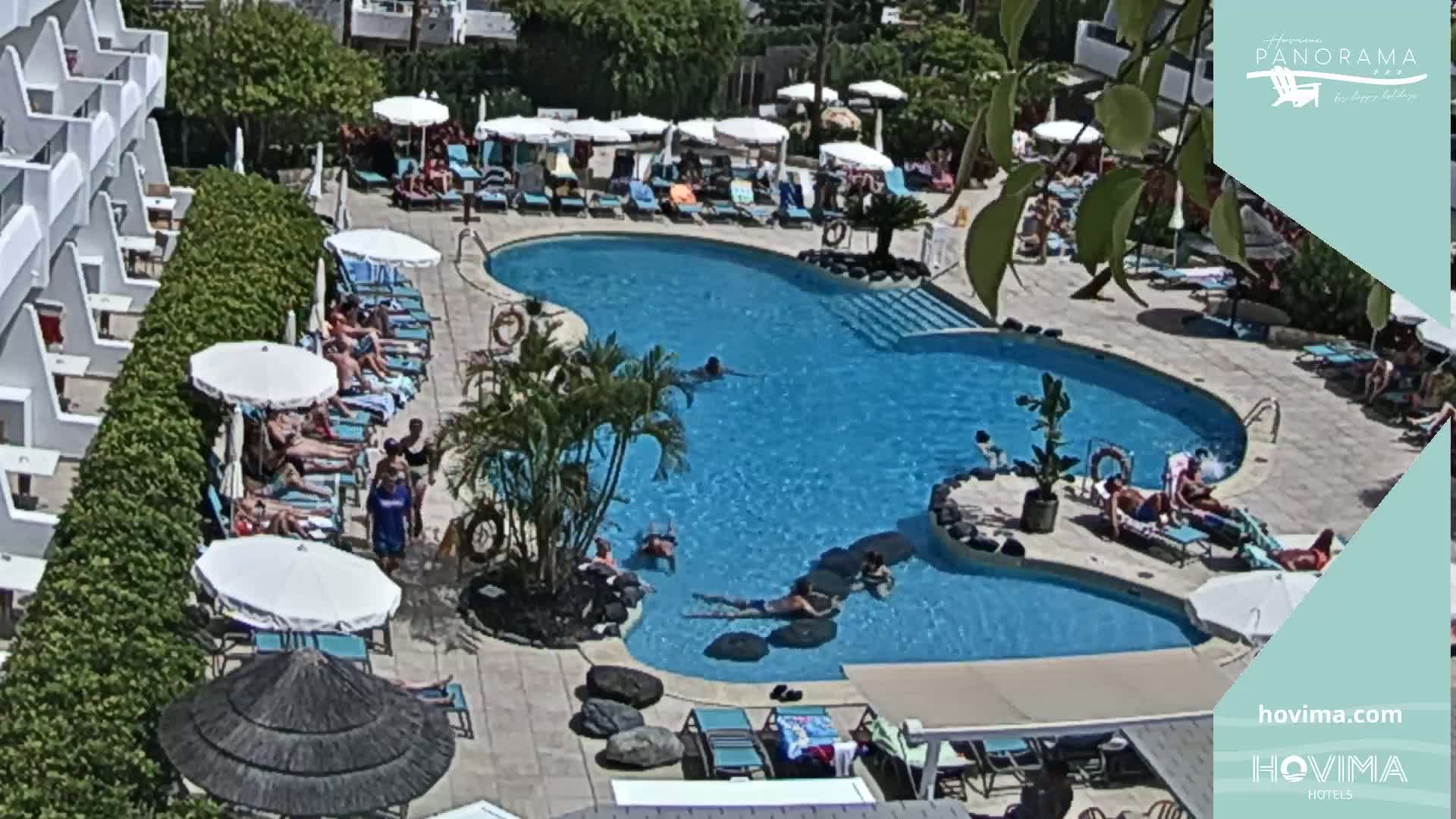 Hovima Panaroma Hotel Pool Live Cam , Costa Adeje - Santa Cruz de Tenerife, Canary Islands, Spain
